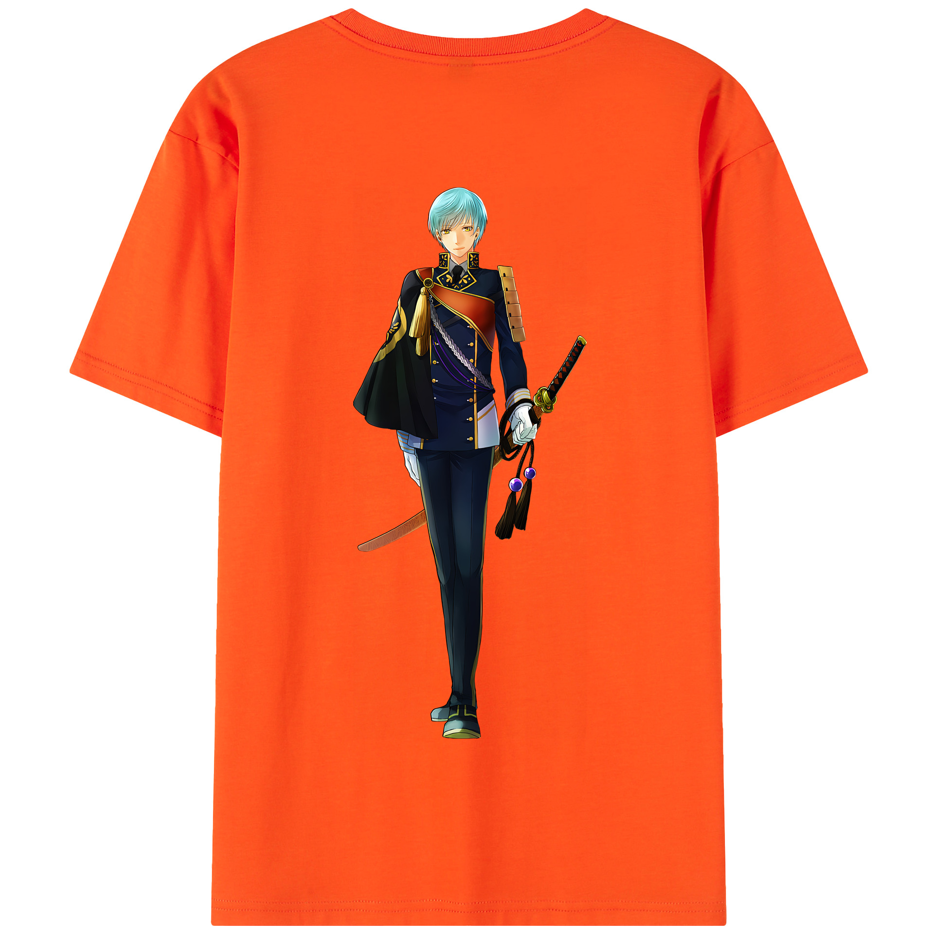 （画像用） 刀剣乱舞 Touken Ranbu 綿100％半袖Tシャツ（背面プリント）