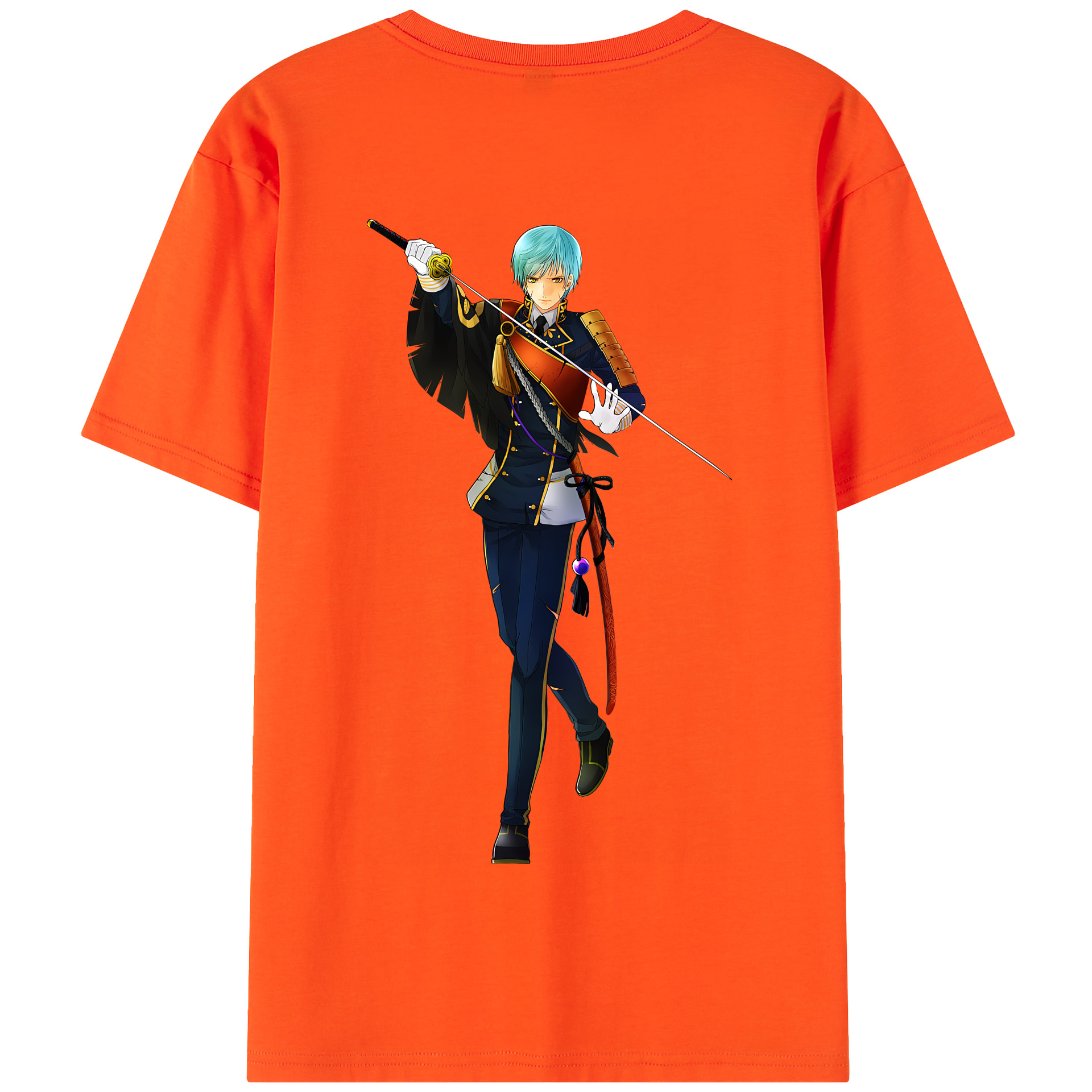 （画像用） 刀剣乱舞 Touken Ranbu 綿100％半袖Tシャツ（背面プリント）