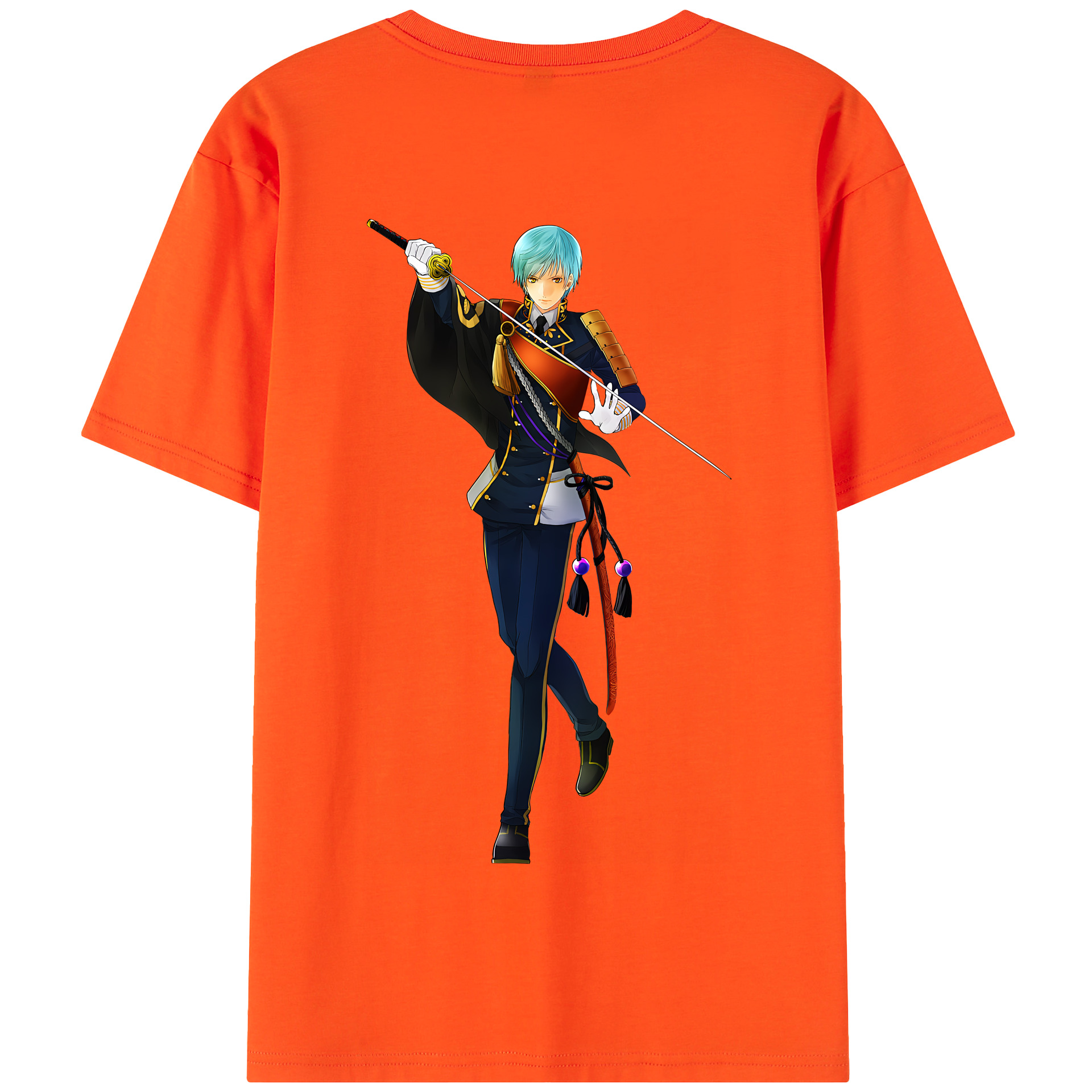 （画像用） 刀剣乱舞 Touken Ranbu 綿100％半袖Tシャツ（背面プリント）