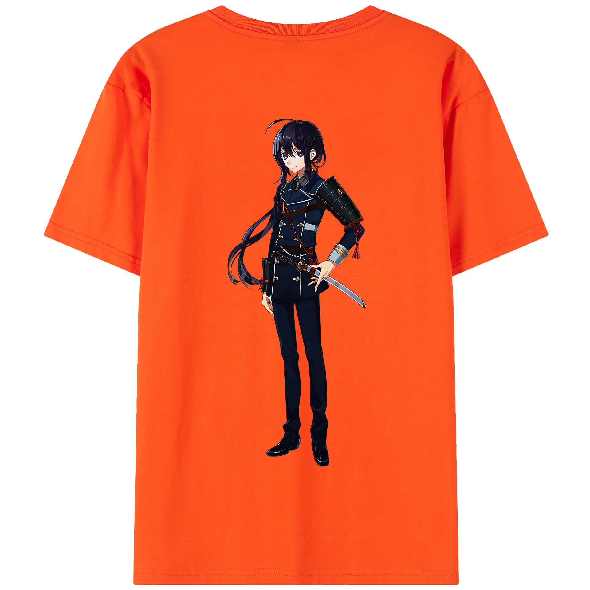 （画像用） 刀剣乱舞 Touken Ranbu 綿100％半袖Tシャツ（背面プリント）