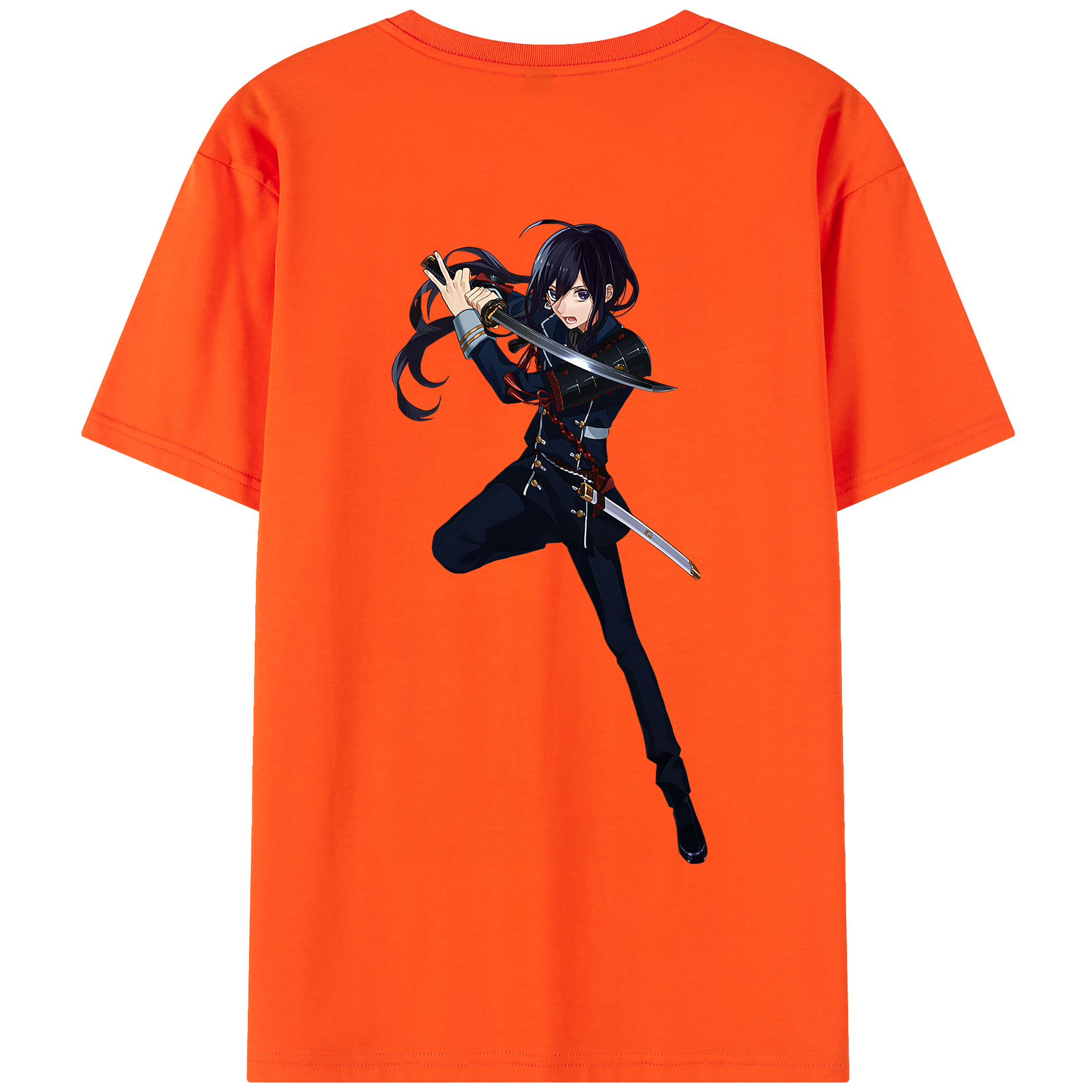 （画像用） 刀剣乱舞 Touken Ranbu 綿100％半袖Tシャツ（背面プリント）