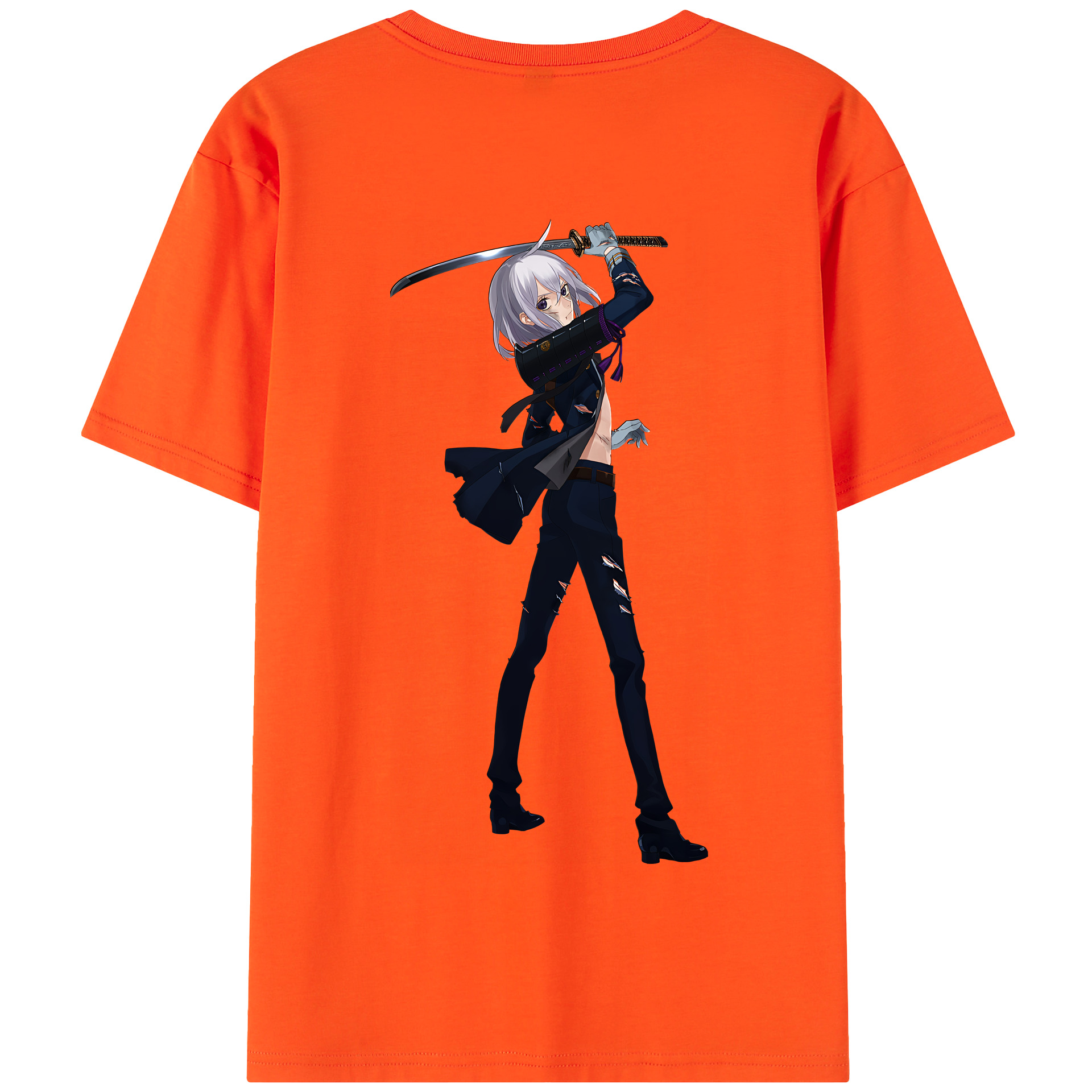 （画像用） 刀剣乱舞 Touken Ranbu 綿100％半袖Tシャツ（背面プリント）