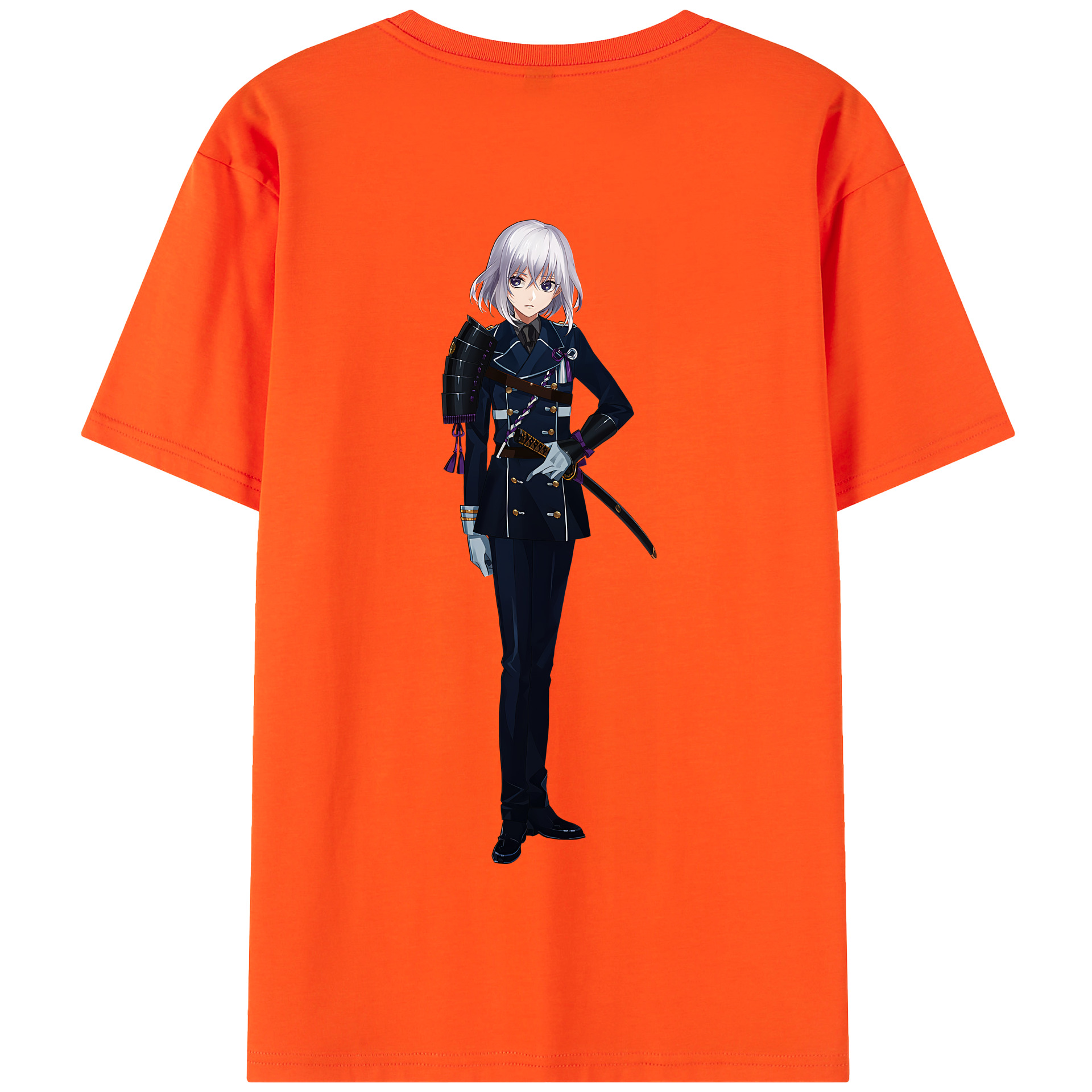 （画像用） 刀剣乱舞 Touken Ranbu 綿100％半袖Tシャツ（背面プリント）
