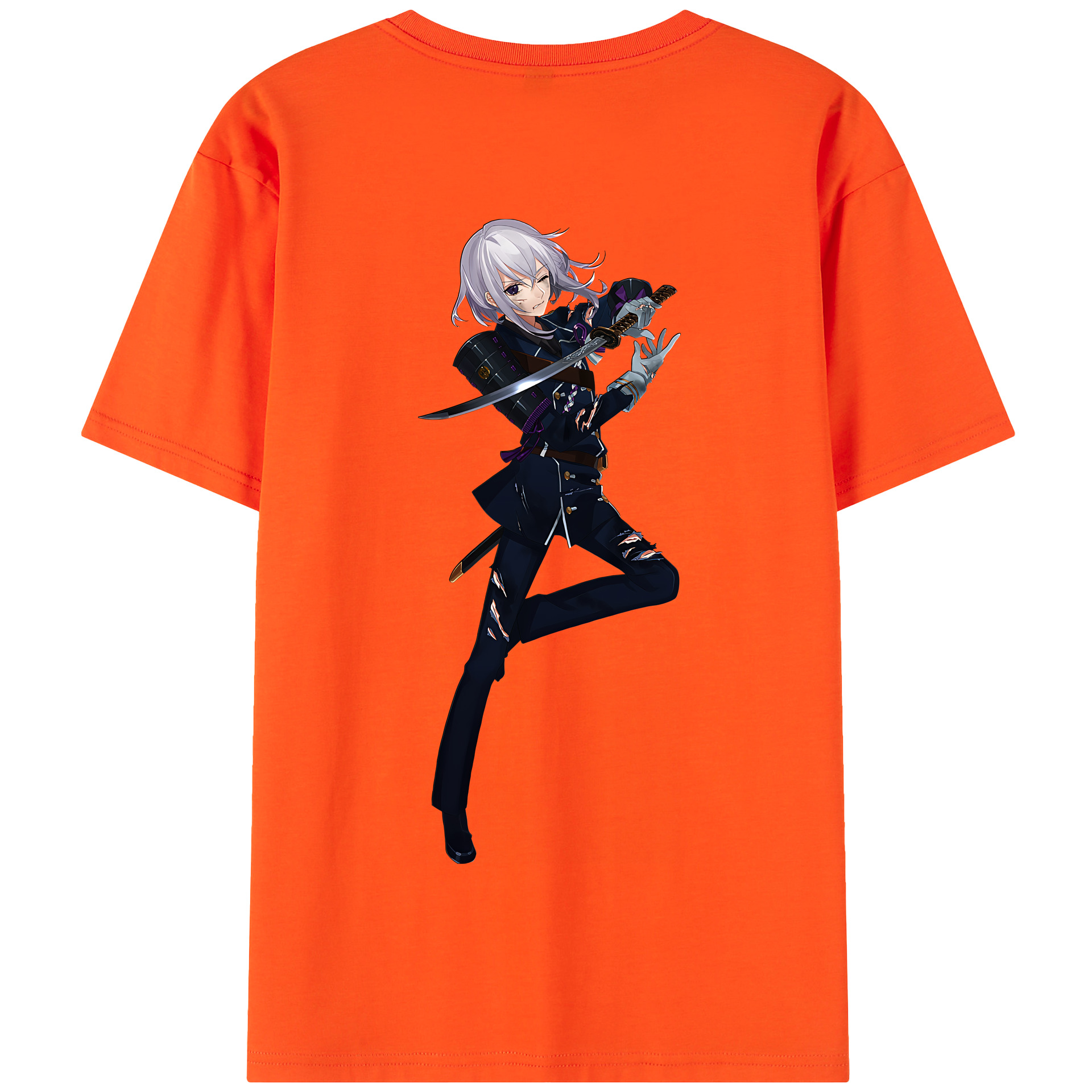 （画像用） 刀剣乱舞 Touken Ranbu 綿100％半袖Tシャツ（背面プリント）