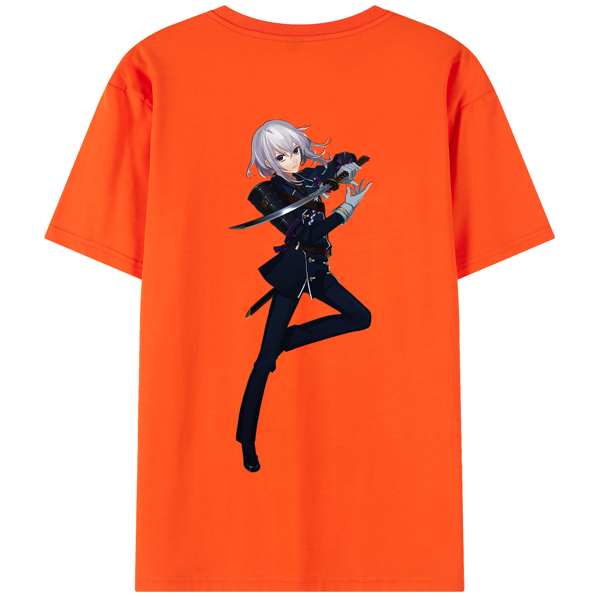 （画像用） 刀剣乱舞 Touken Ranbu 綿100％半袖Tシャツ（背面プリント）