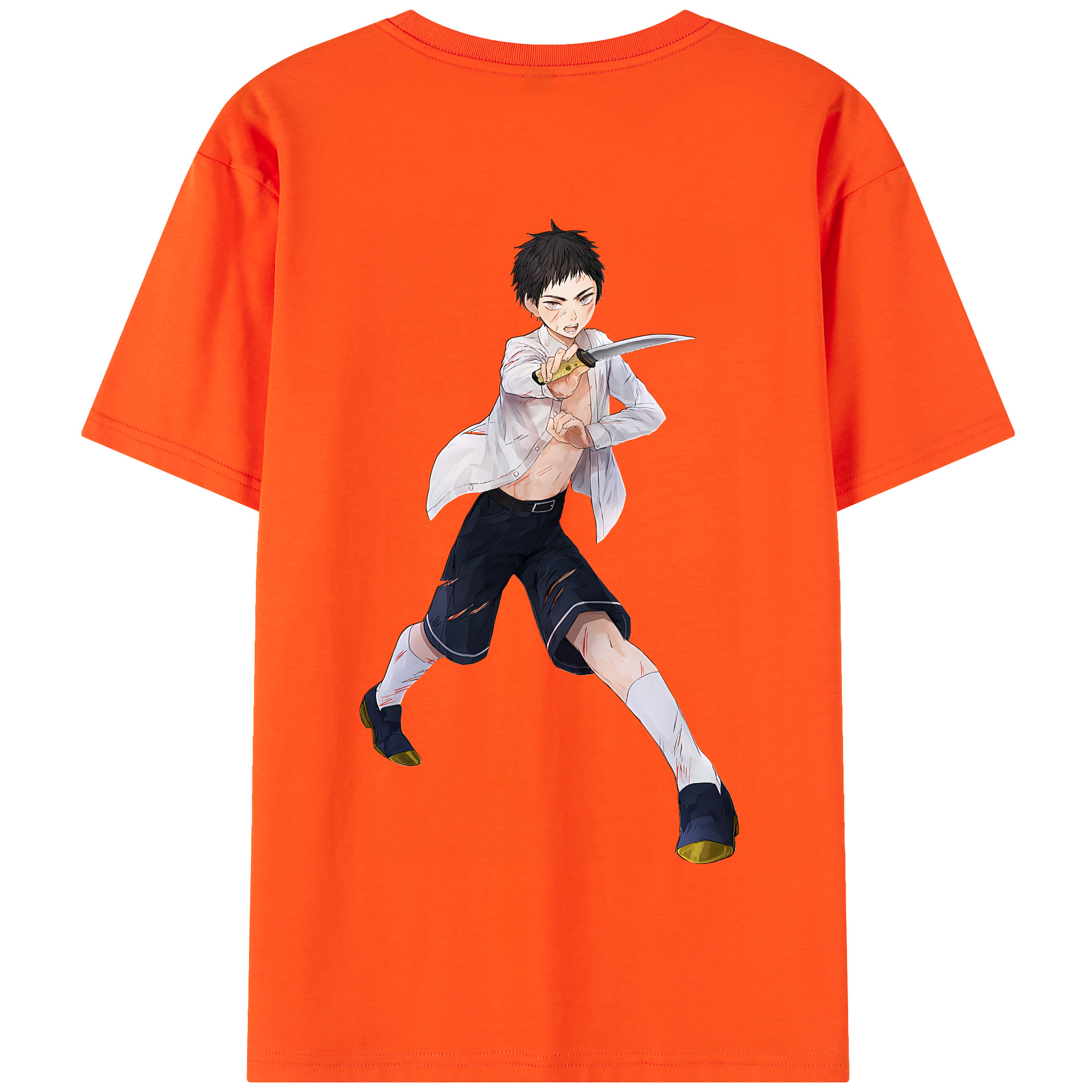 （画像用） 刀剣乱舞 Touken Ranbu 綿100％半袖Tシャツ（背面プリント）