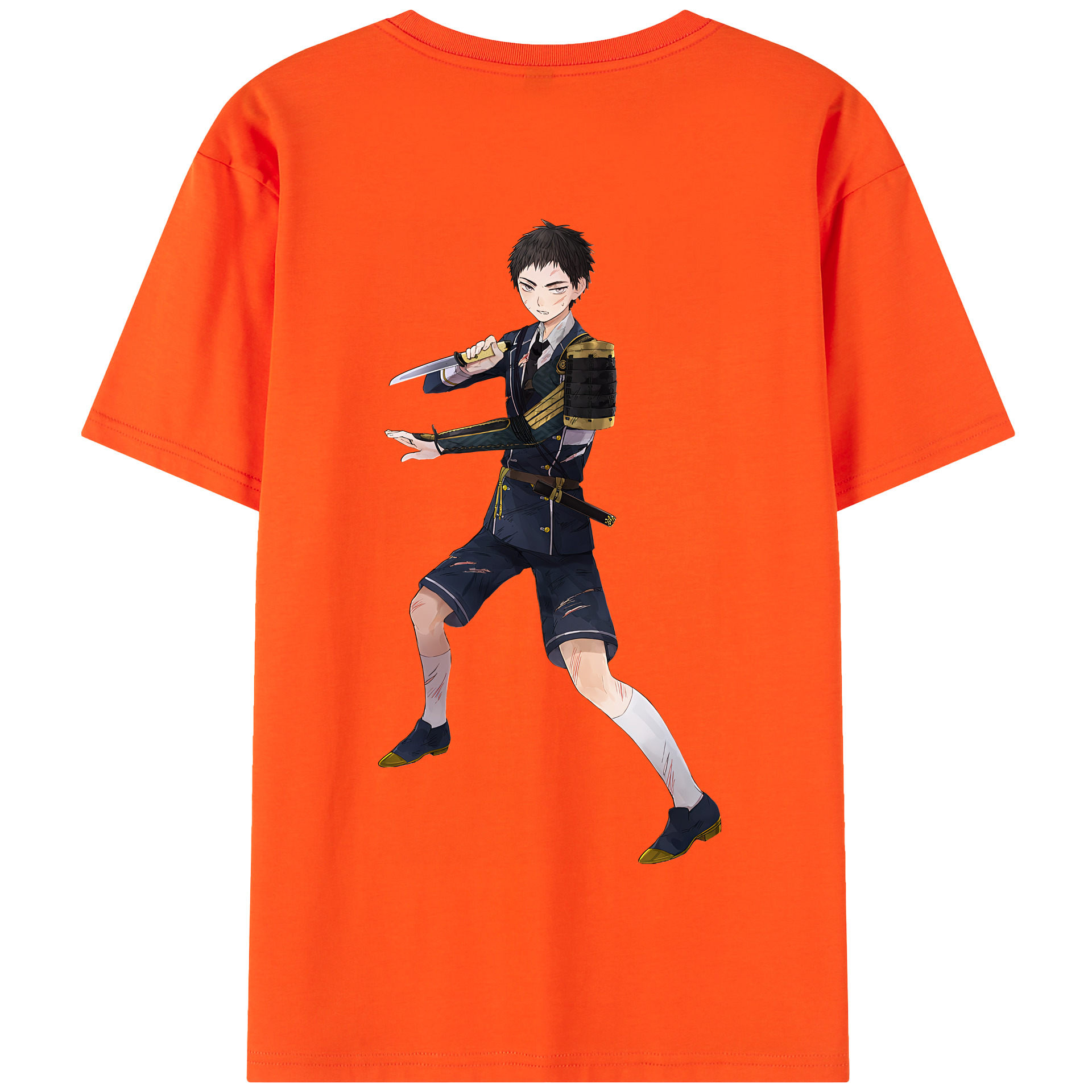 （画像用） 刀剣乱舞 Touken Ranbu 綿100％半袖Tシャツ（背面プリント）