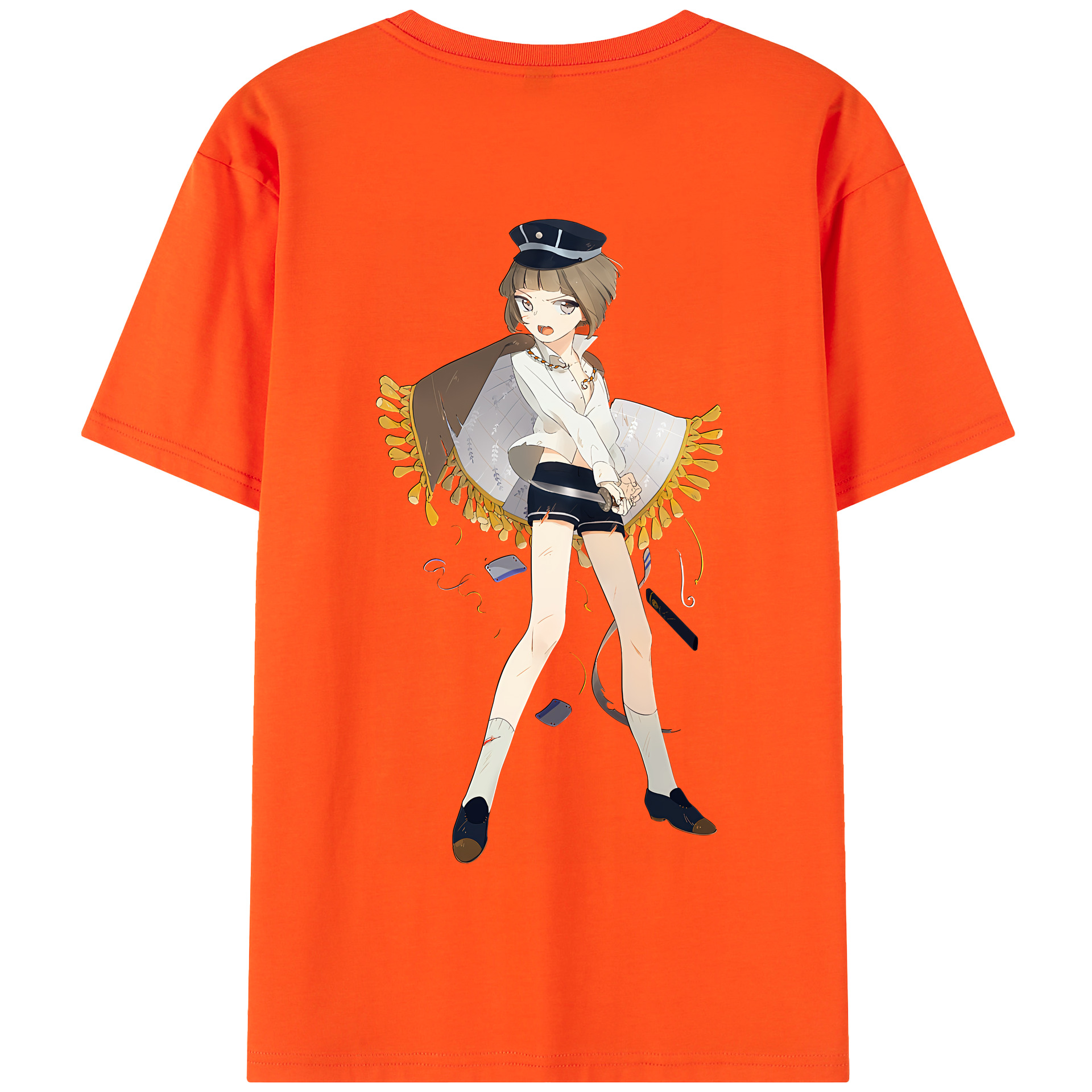 （画像用） 刀剣乱舞 Touken Ranbu 綿100％半袖Tシャツ（背面プリント）