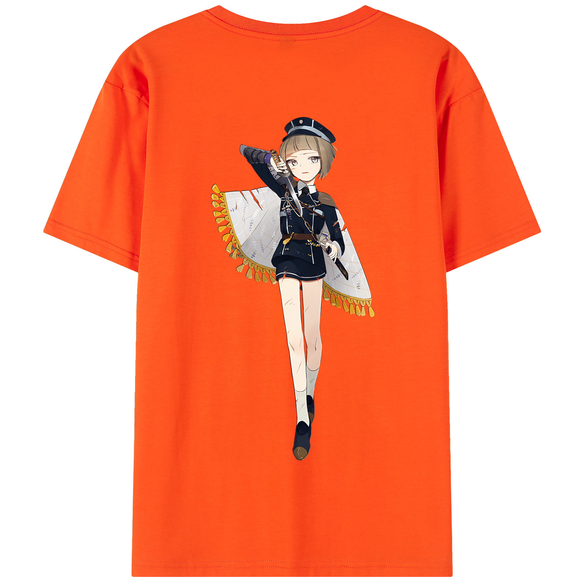 （画像用） 刀剣乱舞 Touken Ranbu 綿100％半袖Tシャツ（背面プリント）