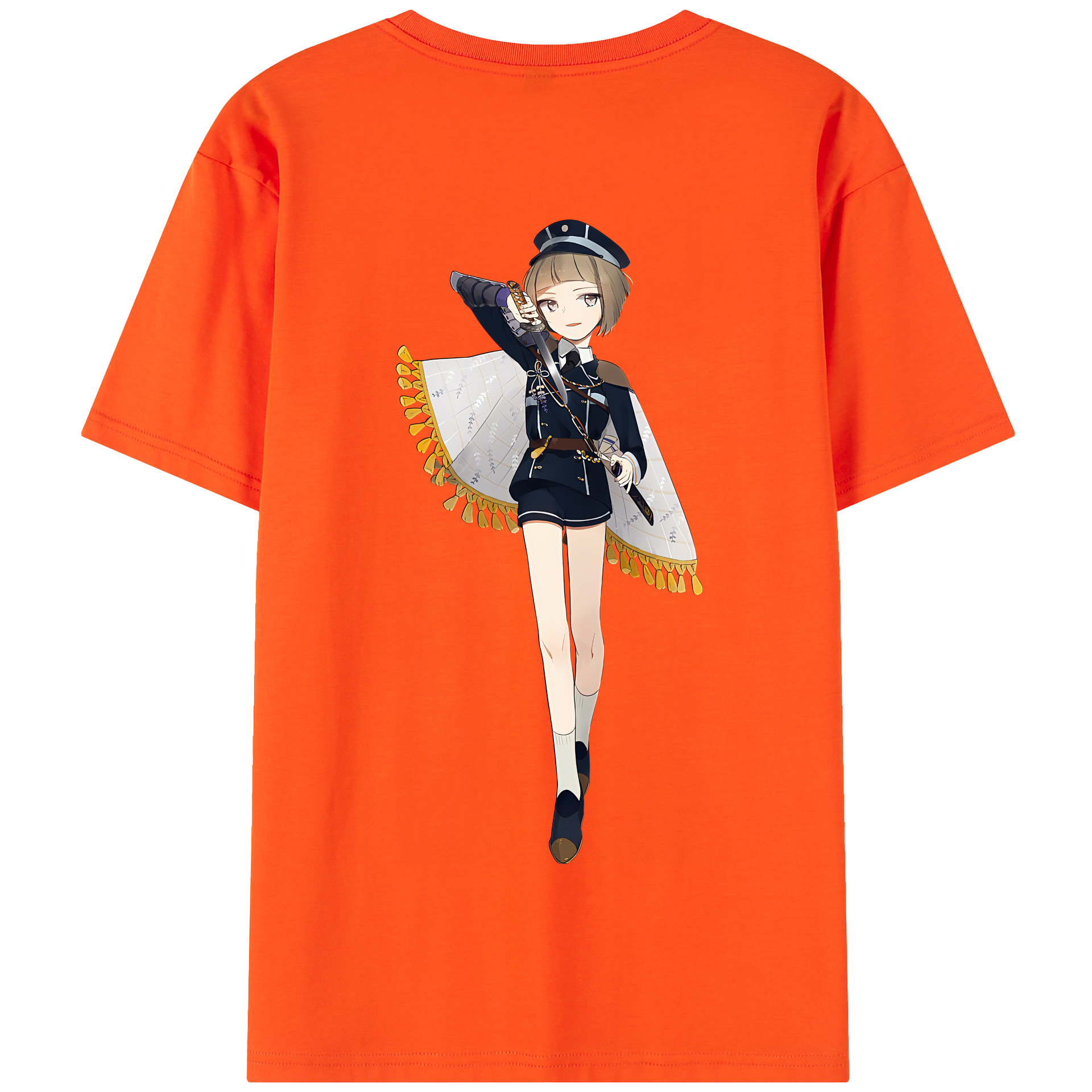 （画像用） 刀剣乱舞 Touken Ranbu 綿100％半袖Tシャツ（背面プリント）