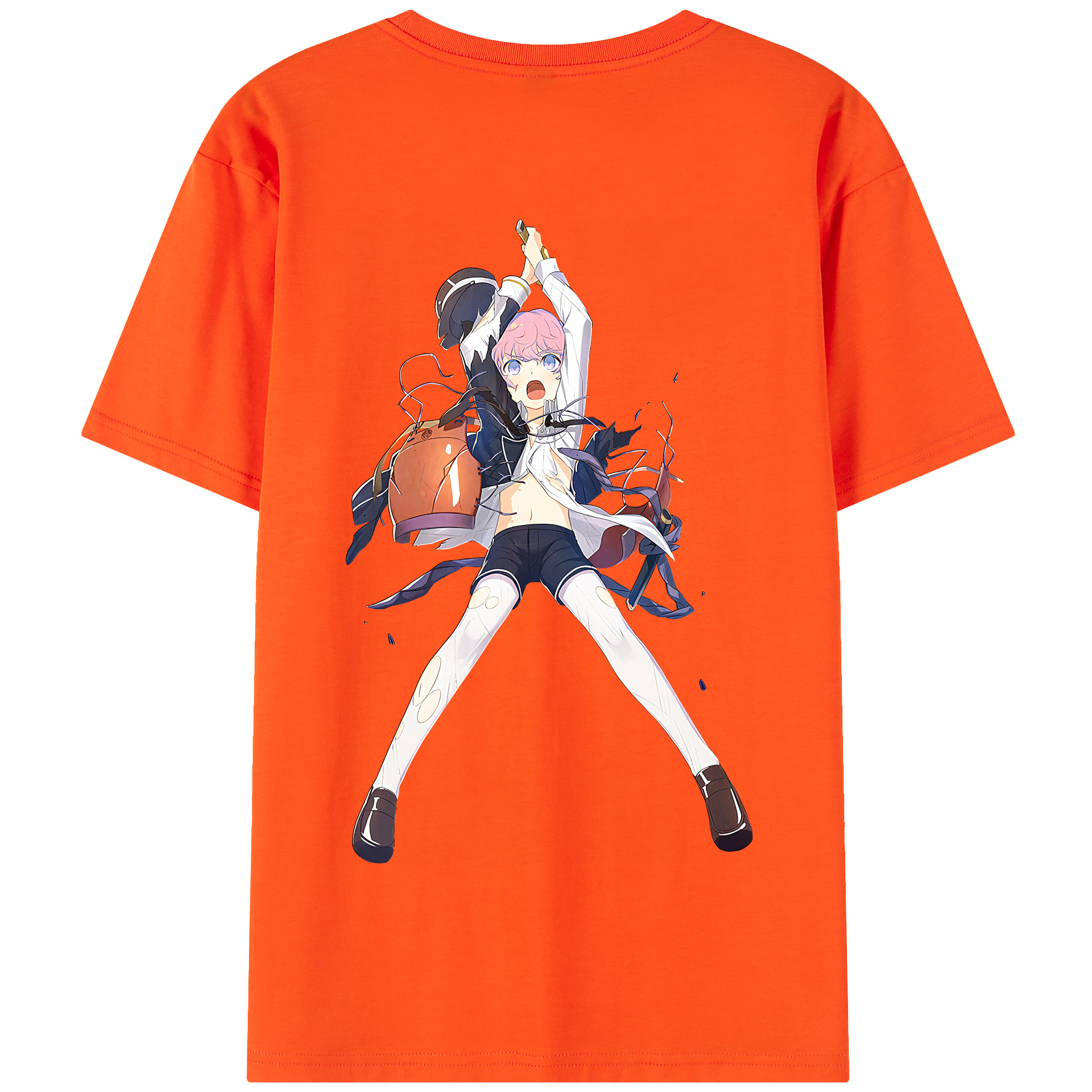 （画像用） 刀剣乱舞 Touken Ranbu 綿100％半袖Tシャツ（背面プリント）