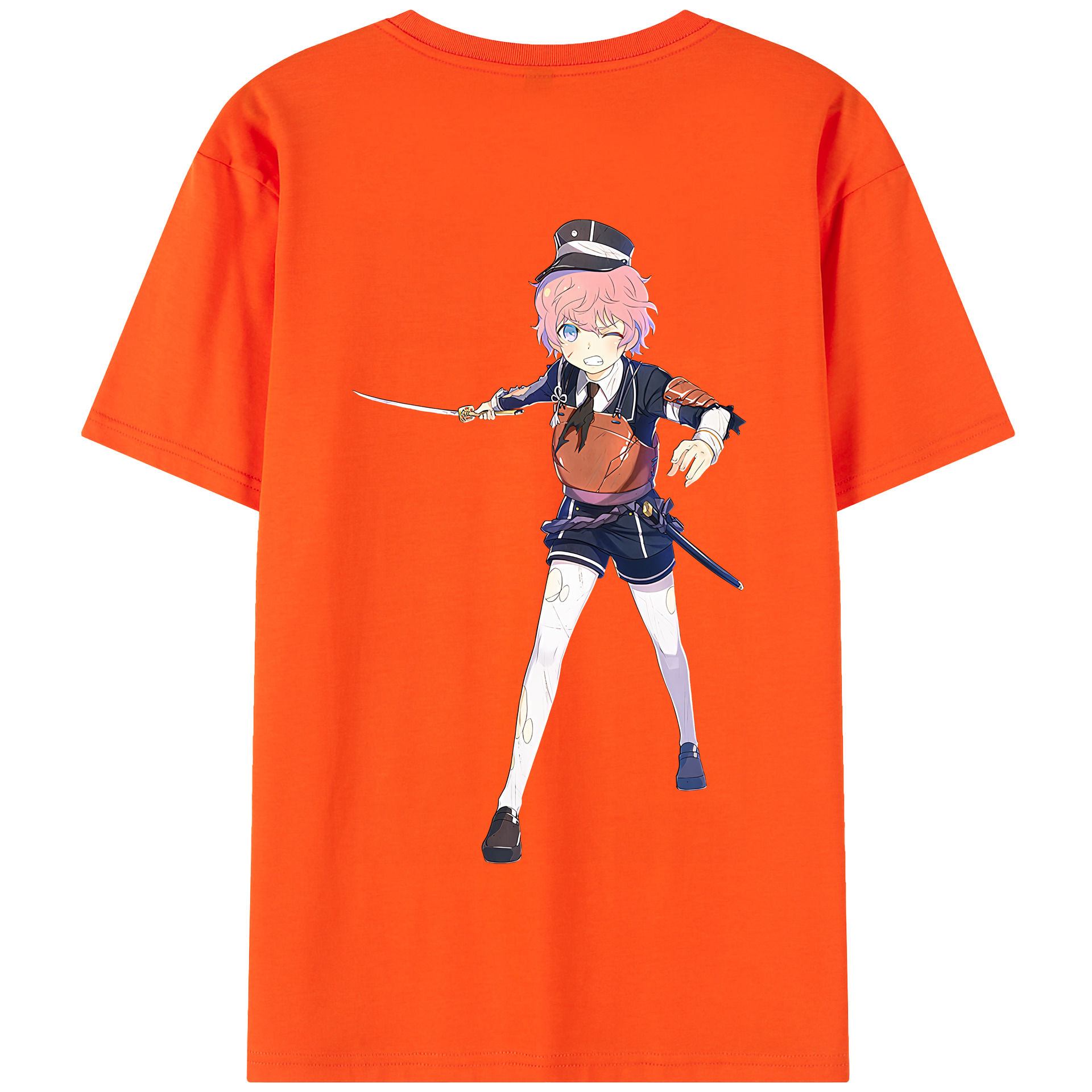 （画像用） 刀剣乱舞 Touken Ranbu 綿100％半袖Tシャツ（背面プリント）