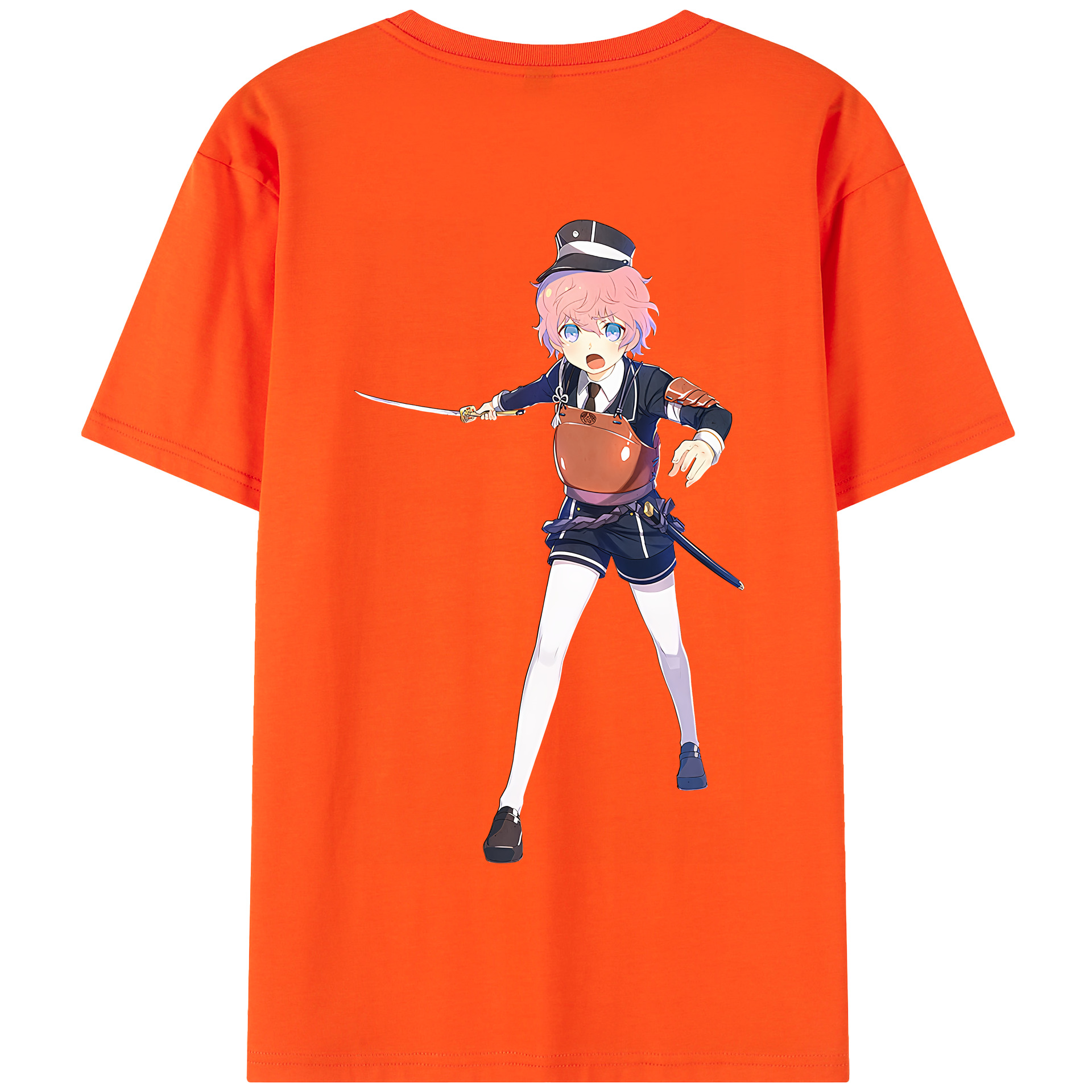 （画像用） 刀剣乱舞 Touken Ranbu 綿100％半袖Tシャツ（背面プリント）