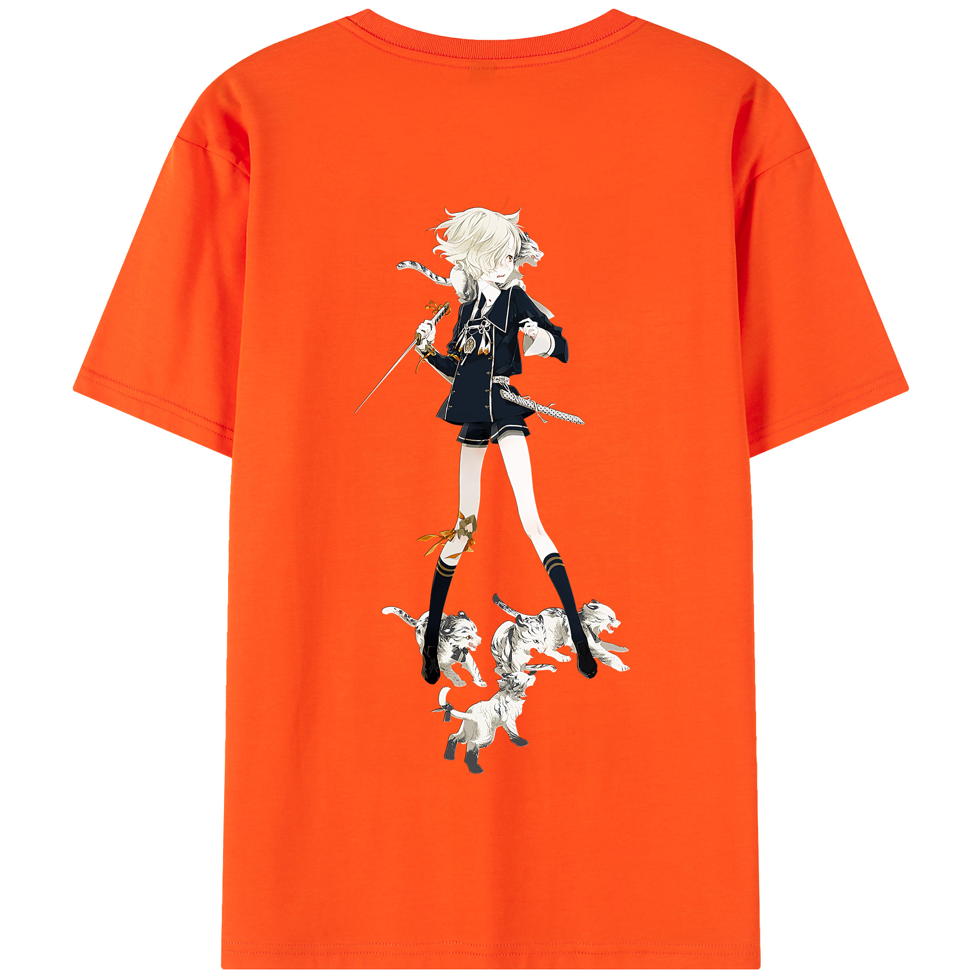 （画像用） 刀剣乱舞 Touken Ranbu 綿100％半袖Tシャツ（背面プリント）