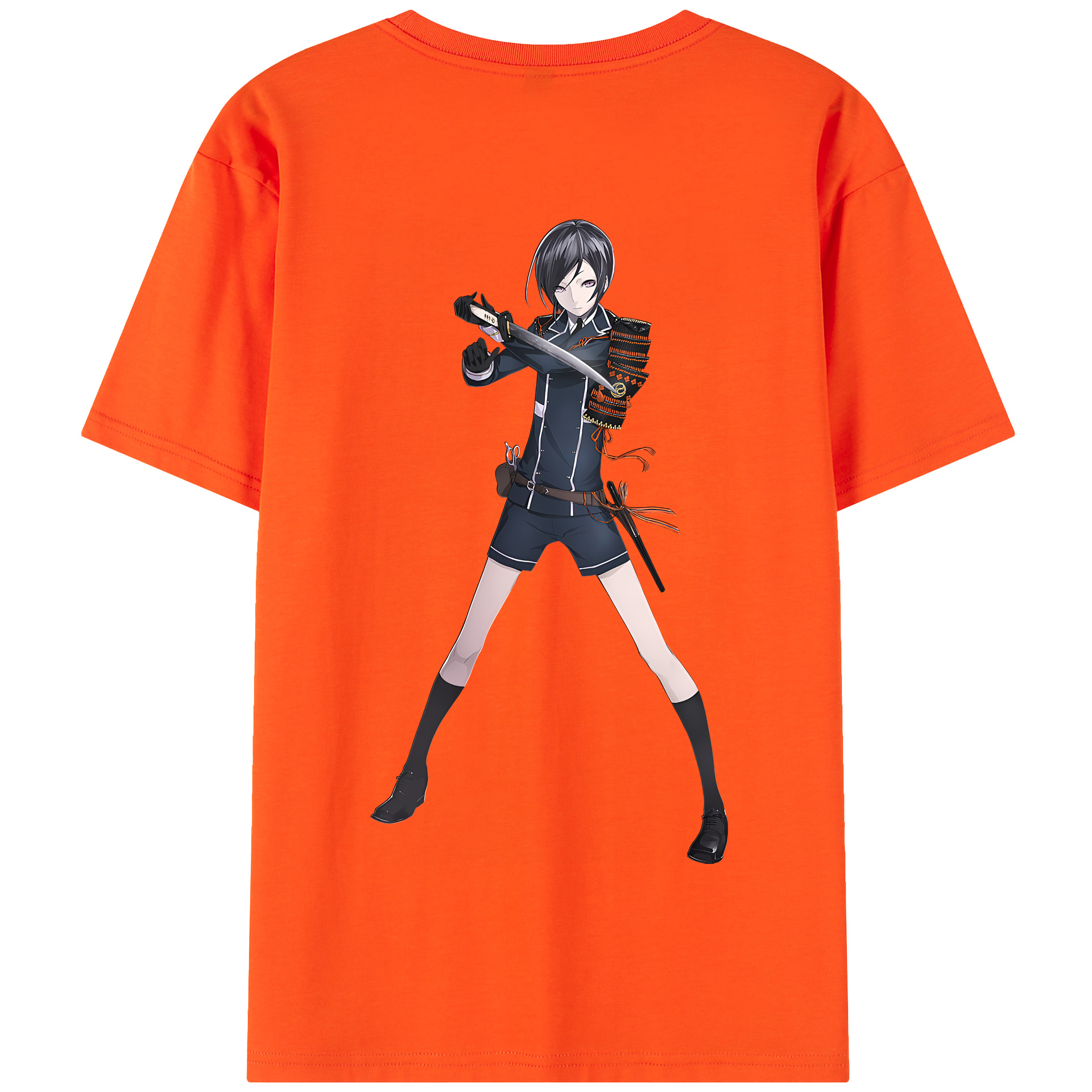 （画像用） 刀剣乱舞 Touken Ranbu 綿100％半袖Tシャツ（背面プリント）