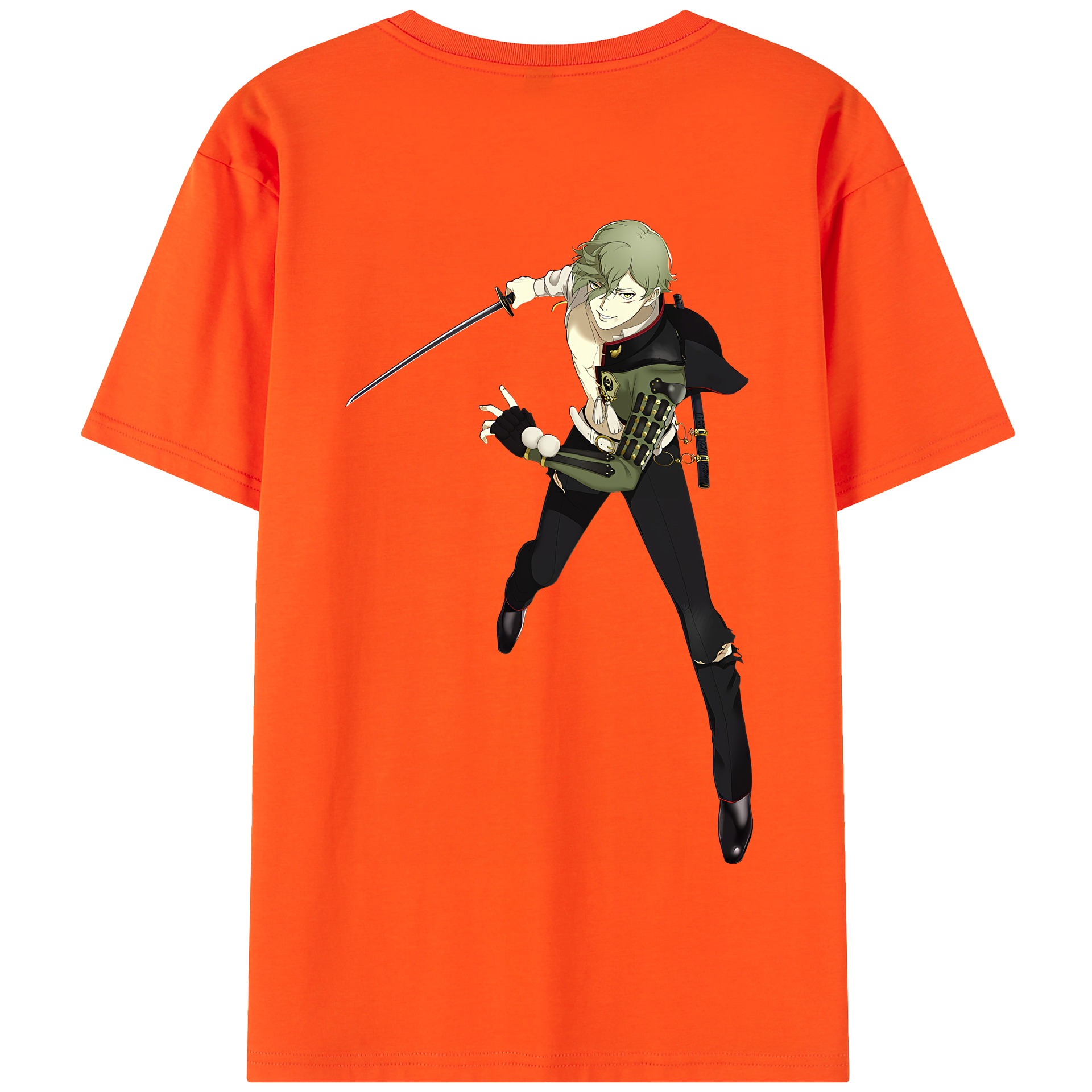 （画像用） 刀剣乱舞 Touken Ranbu 綿100％半袖Tシャツ（背面プリント）