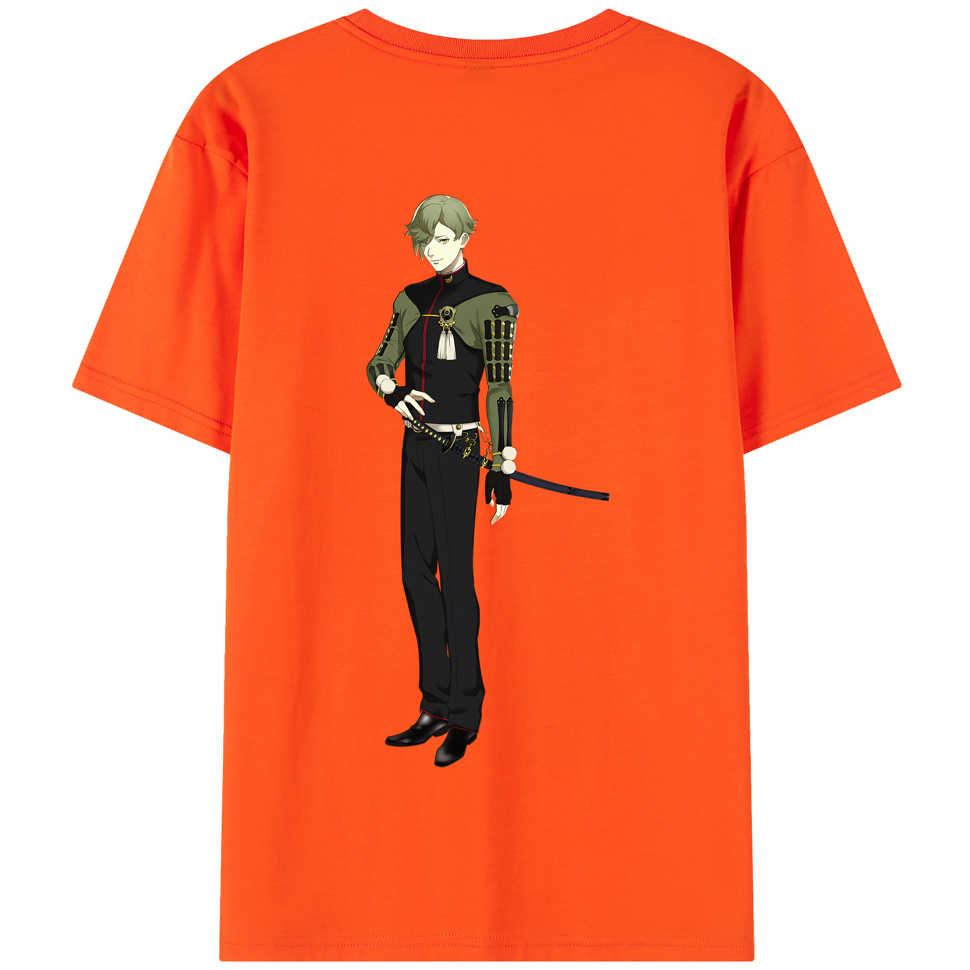（画像用） 刀剣乱舞 Touken Ranbu 綿100％半袖Tシャツ（背面プリント）