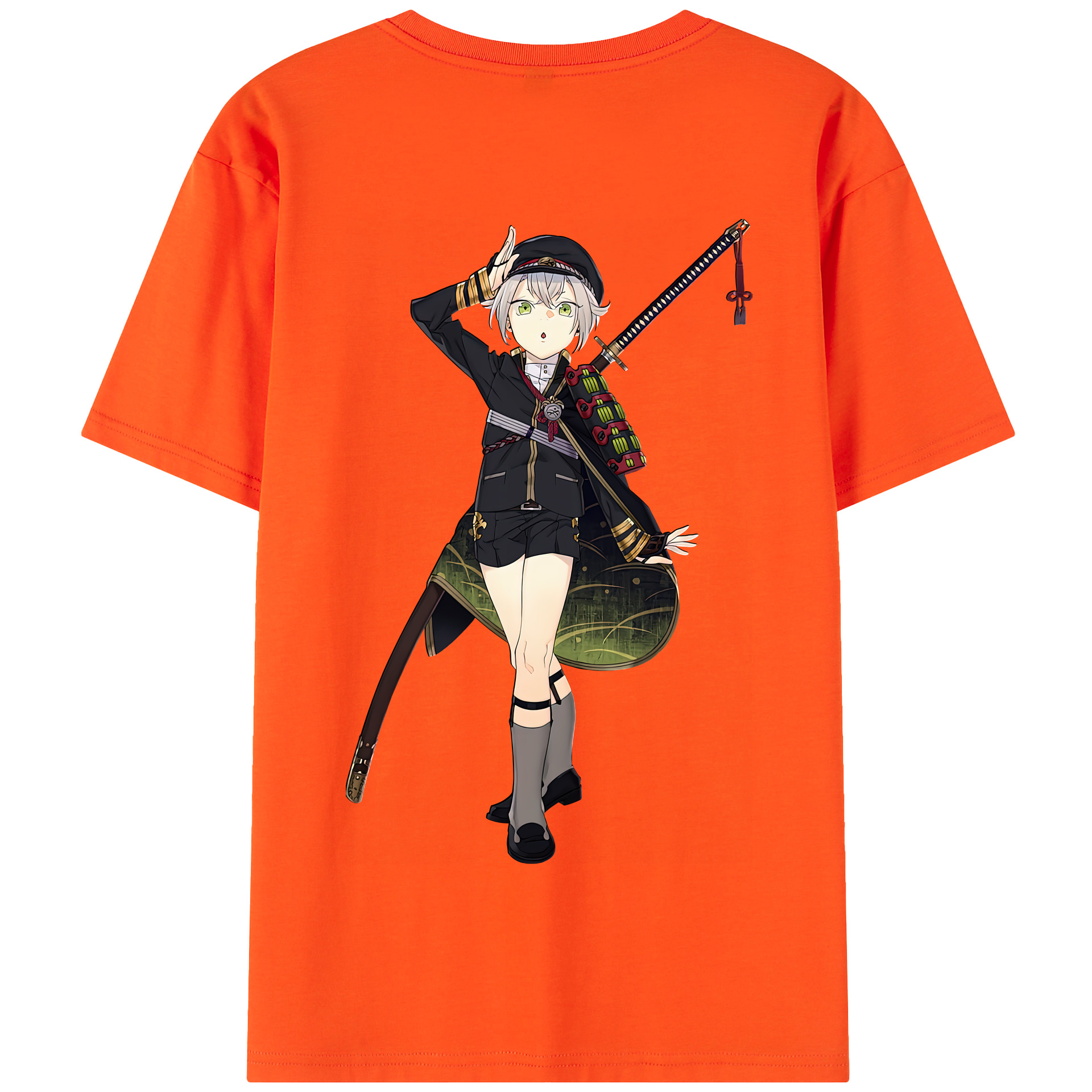 （画像用） 刀剣乱舞 Touken Ranbu 綿100％半袖Tシャツ（背面プリント）
