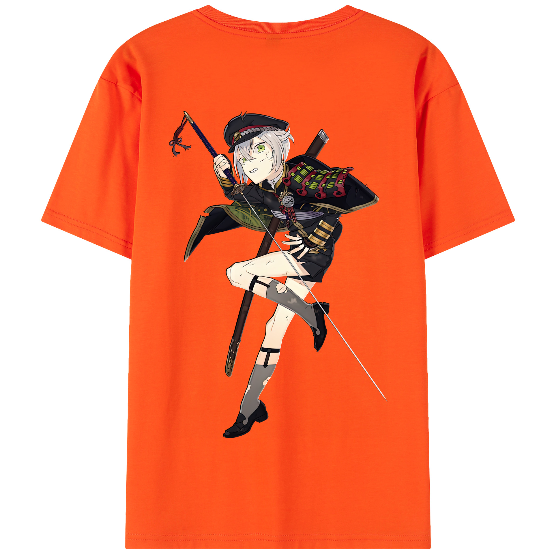 （画像用） 刀剣乱舞 Touken Ranbu 綿100％半袖Tシャツ（背面プリント）