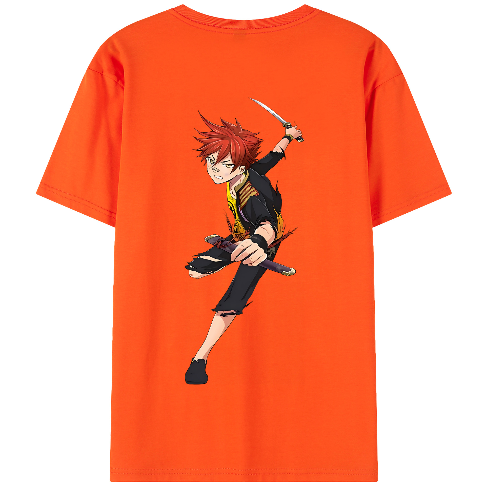 （画像用） 刀剣乱舞 Touken Ranbu 綿100％半袖Tシャツ（背面プリント）