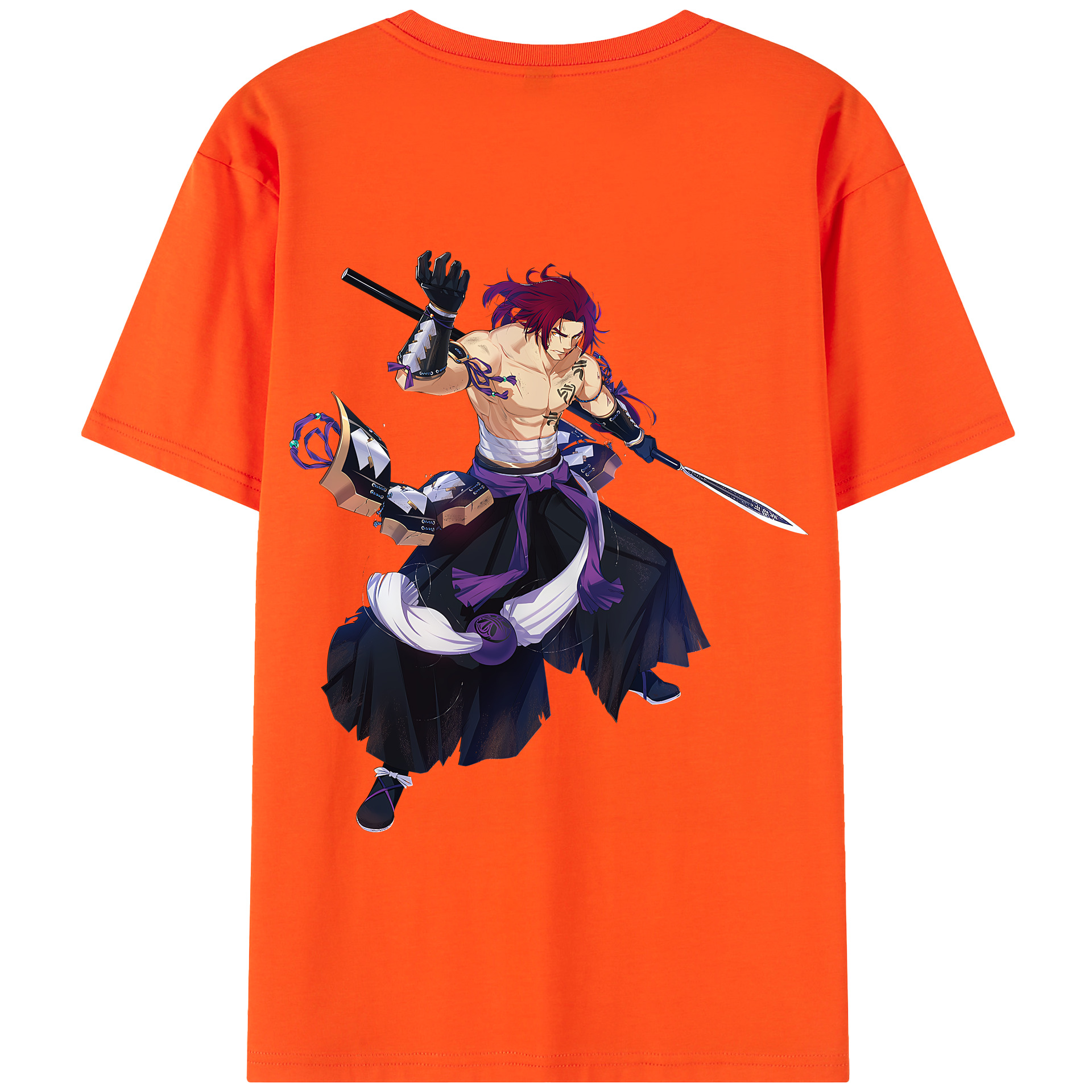 （画像用） 刀剣乱舞 Touken Ranbu 綿100％半袖Tシャツ（背面プリント）
