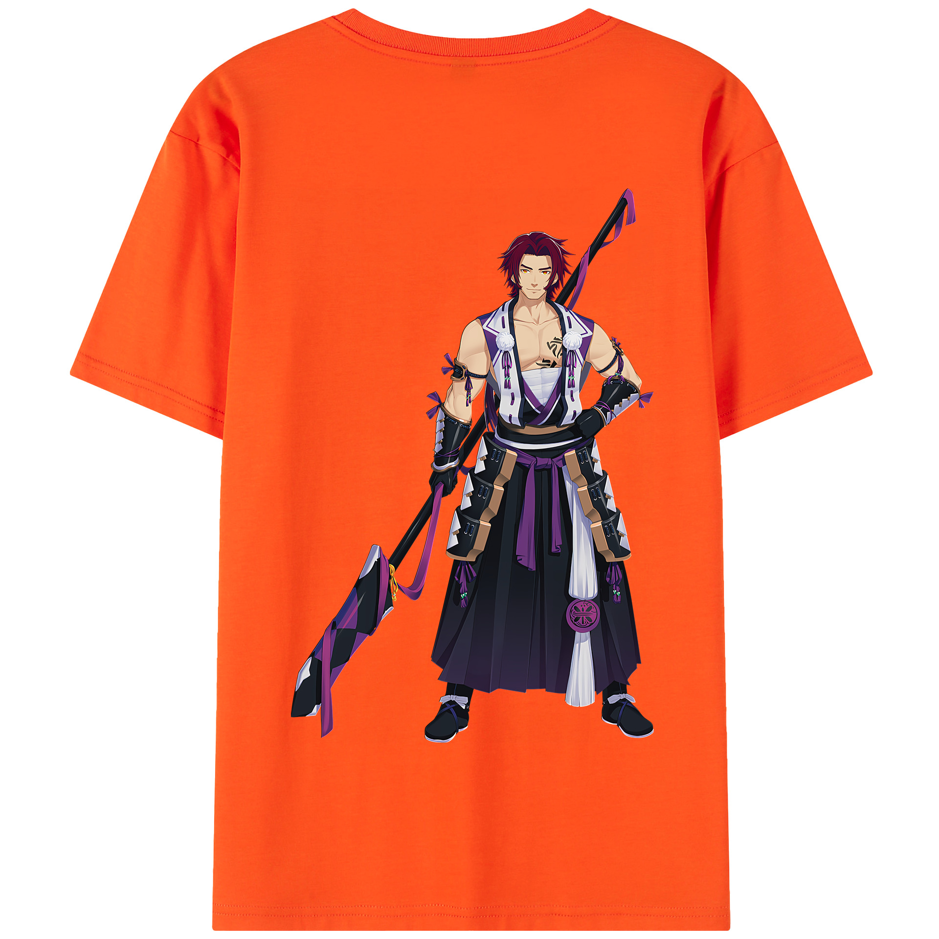 （画像用） 刀剣乱舞 Touken Ranbu 綿100％半袖Tシャツ（背面プリント）