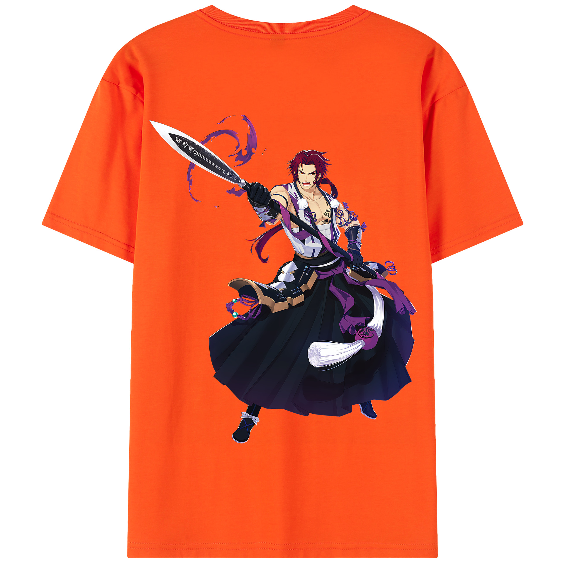 （画像用） 刀剣乱舞 Touken Ranbu 綿100％半袖Tシャツ（背面プリント）