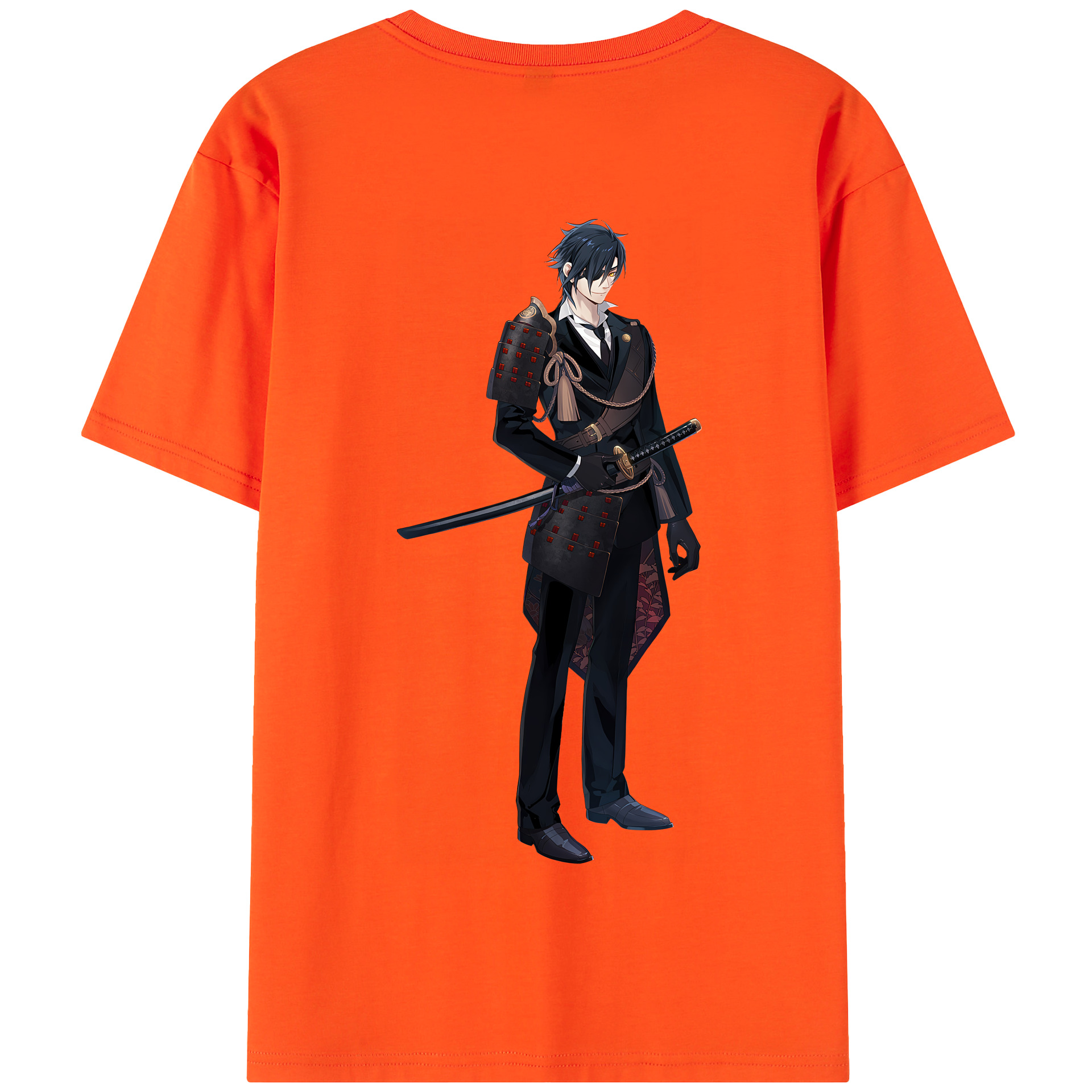 （画像用） 刀剣乱舞 Touken Ranbu 綿100％半袖Tシャツ（背面プリント）