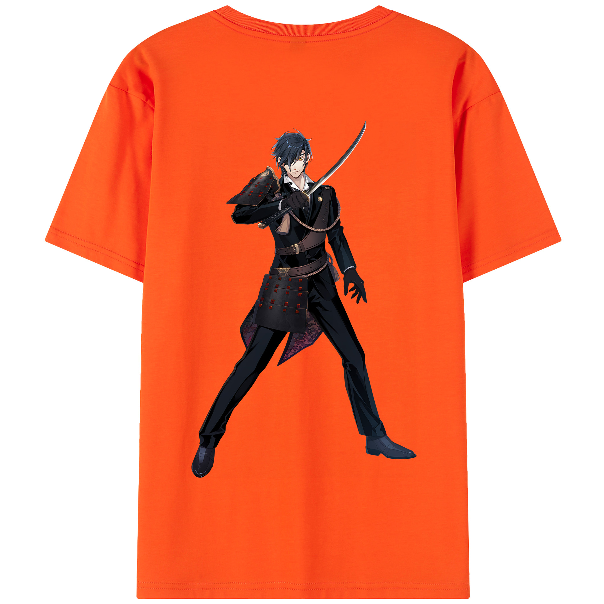 （画像用） 刀剣乱舞 Touken Ranbu 綿100％半袖Tシャツ（背面プリント）