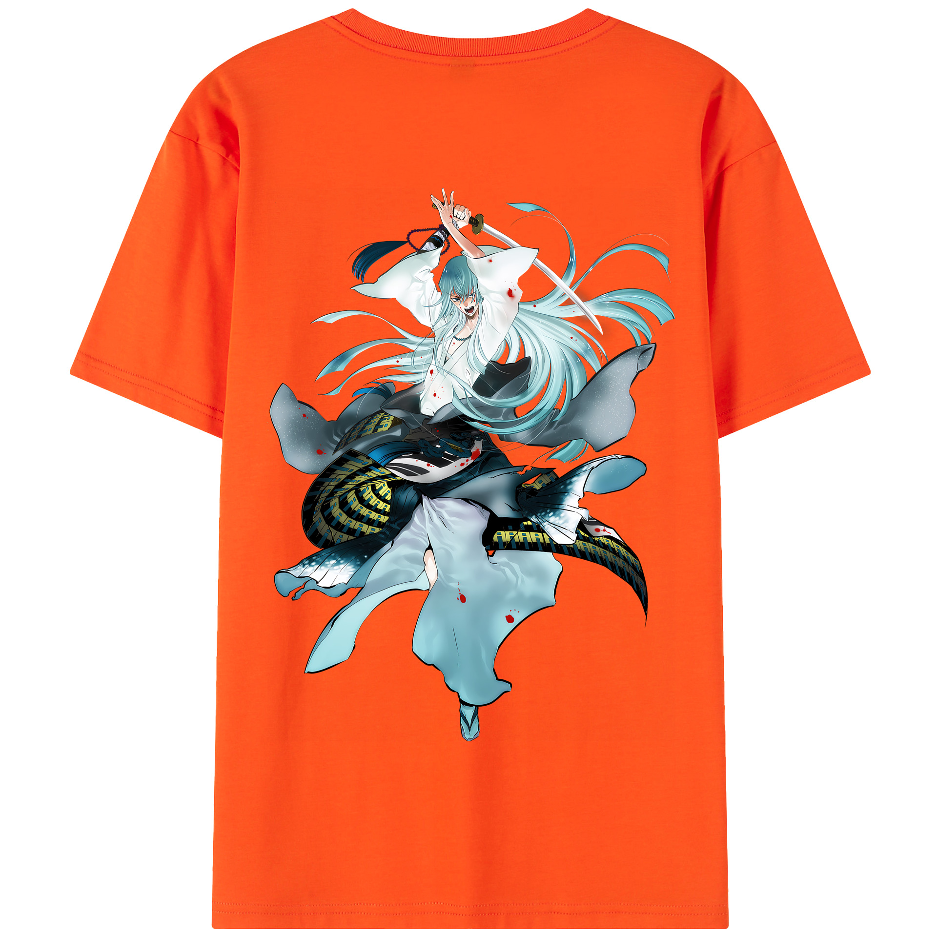 （画像用） 刀剣乱舞 Touken Ranbu 綿100％半袖Tシャツ（背面プリント）