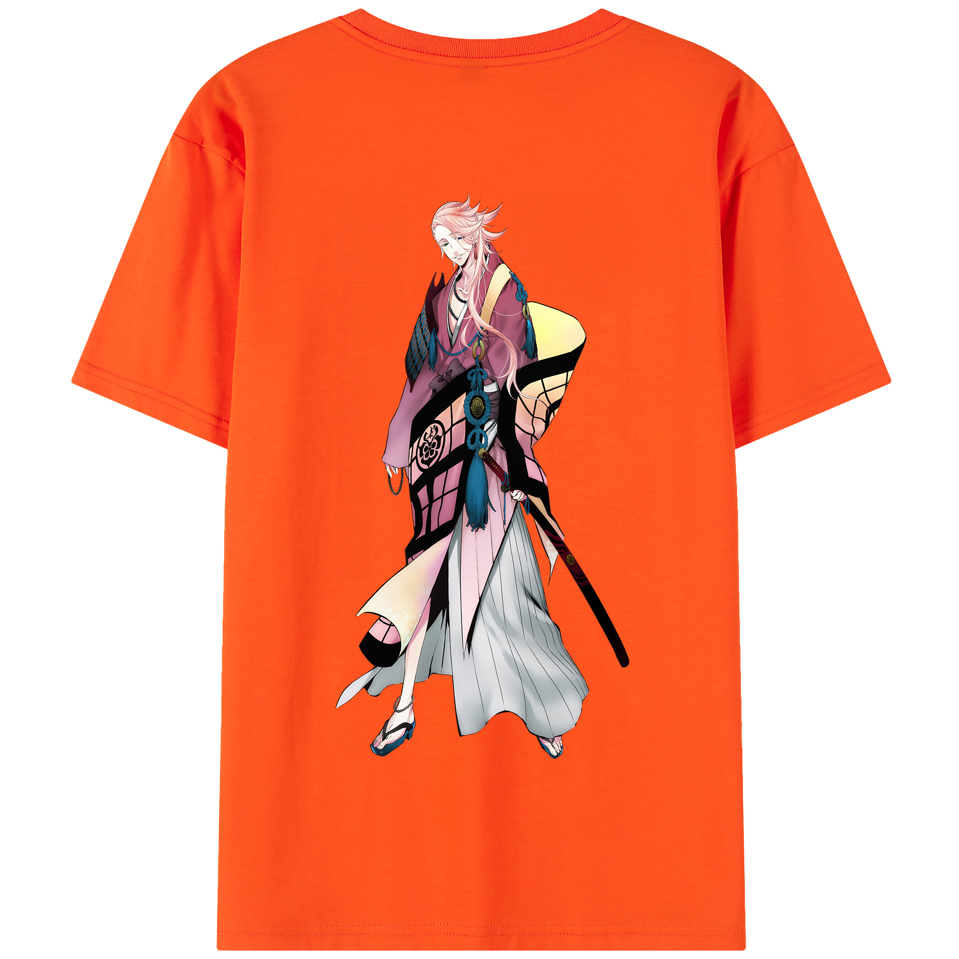 （画像用） 刀剣乱舞 Touken Ranbu 綿100％半袖Tシャツ（背面プリント）