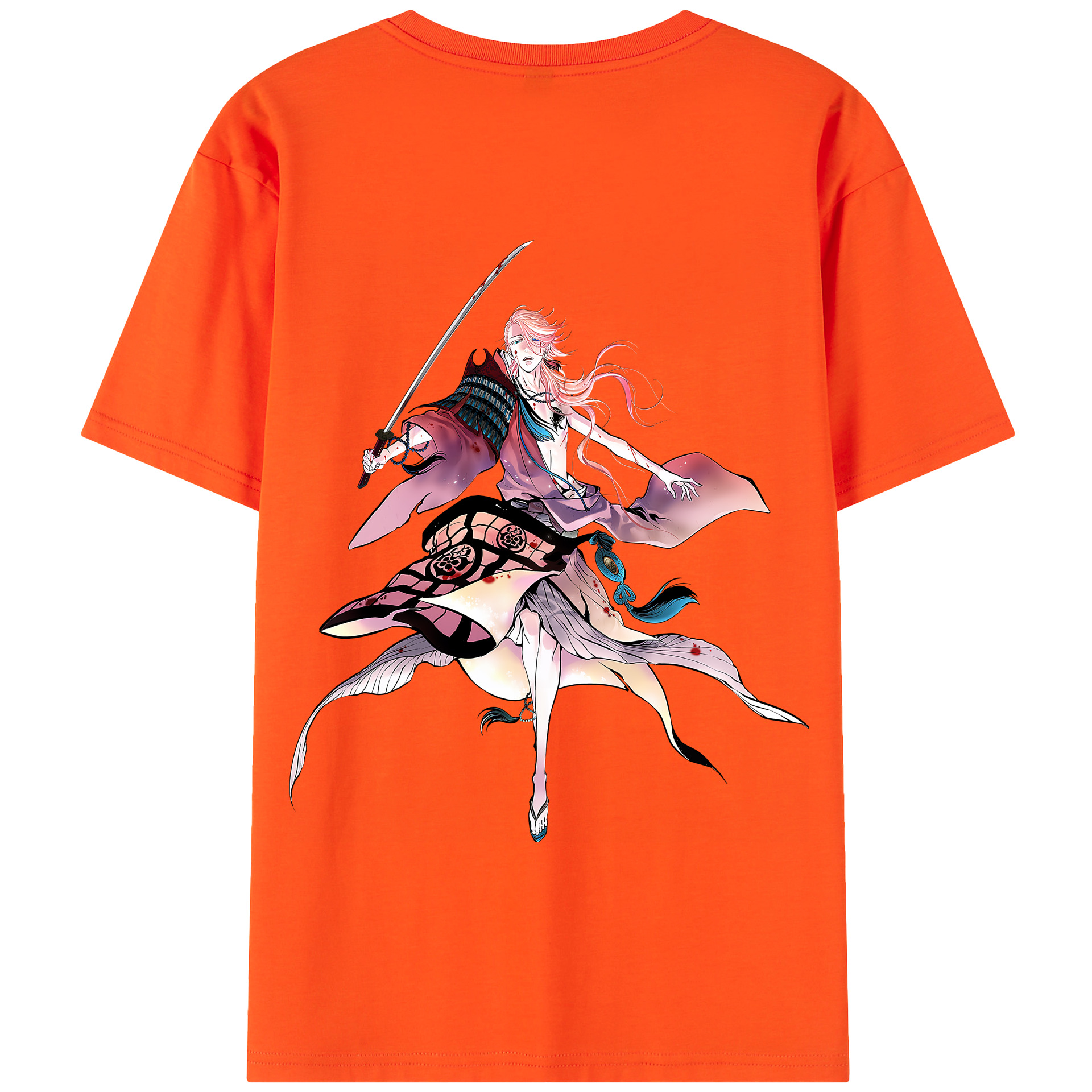 （画像用） 刀剣乱舞 Touken Ranbu 綿100％半袖Tシャツ（背面プリント）