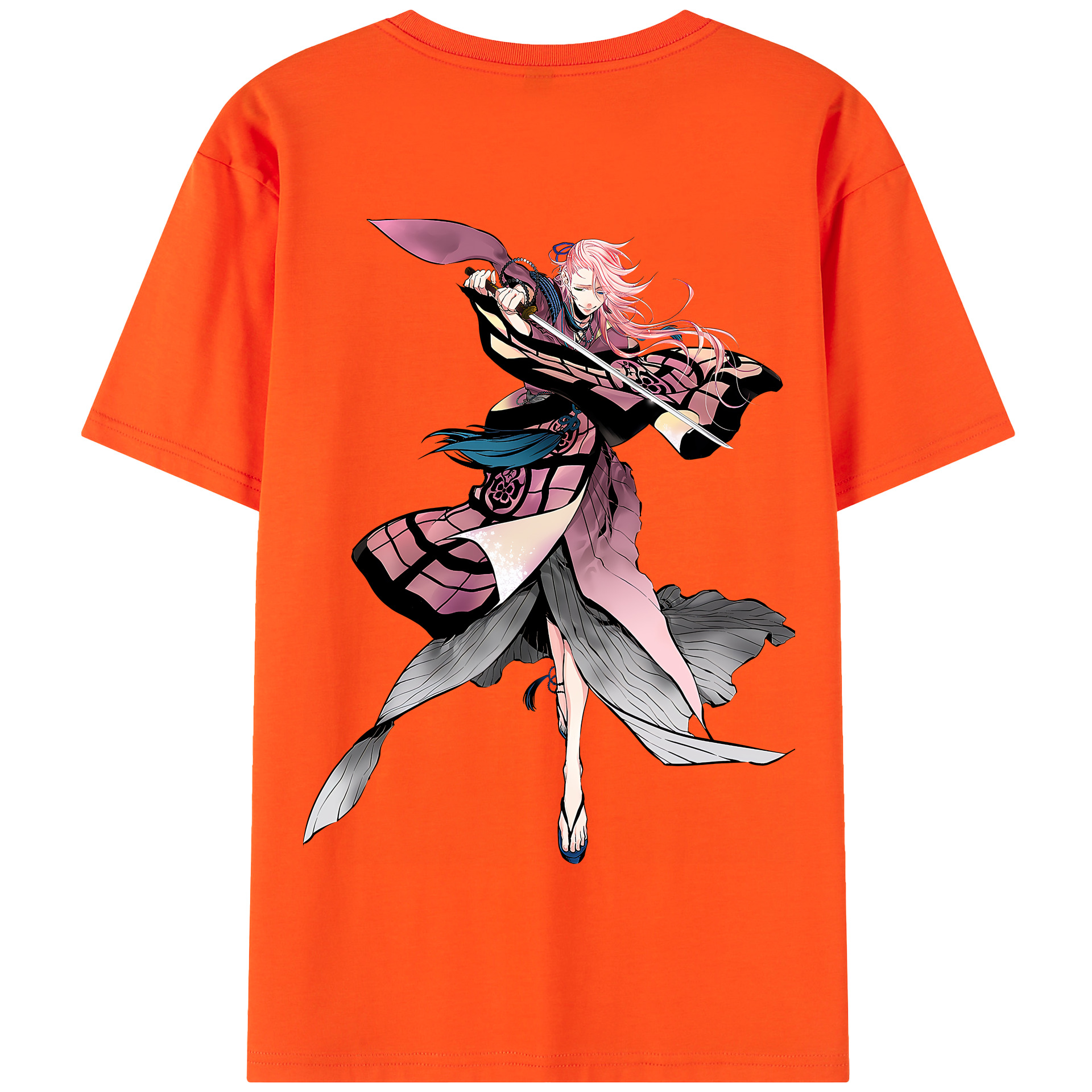 （画像用） 刀剣乱舞 Touken Ranbu 綿100％半袖Tシャツ（背面プリント）