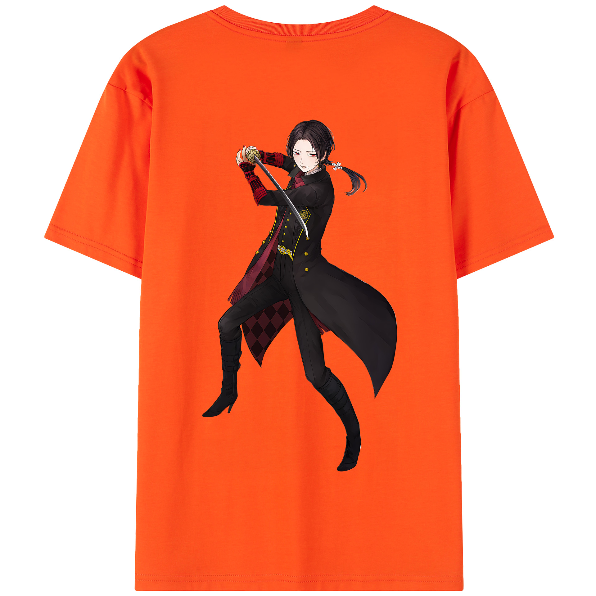 （画像用） 刀剣乱舞 Touken Ranbu 綿100％半袖Tシャツ（背面プリント）