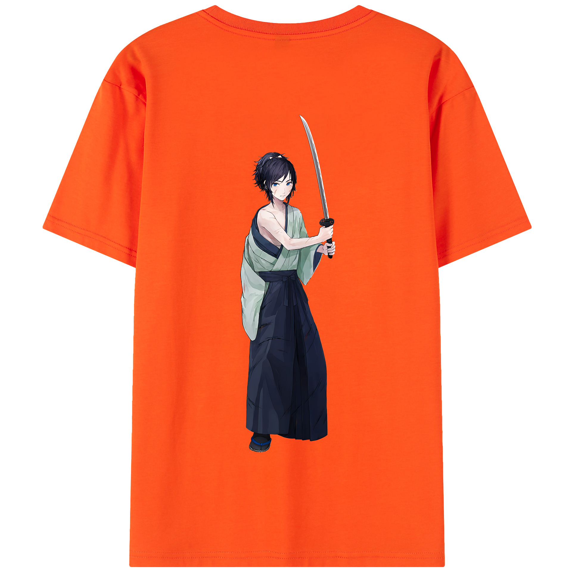 （画像用） 刀剣乱舞 Touken Ranbu 綿100％半袖Tシャツ（背面プリント）