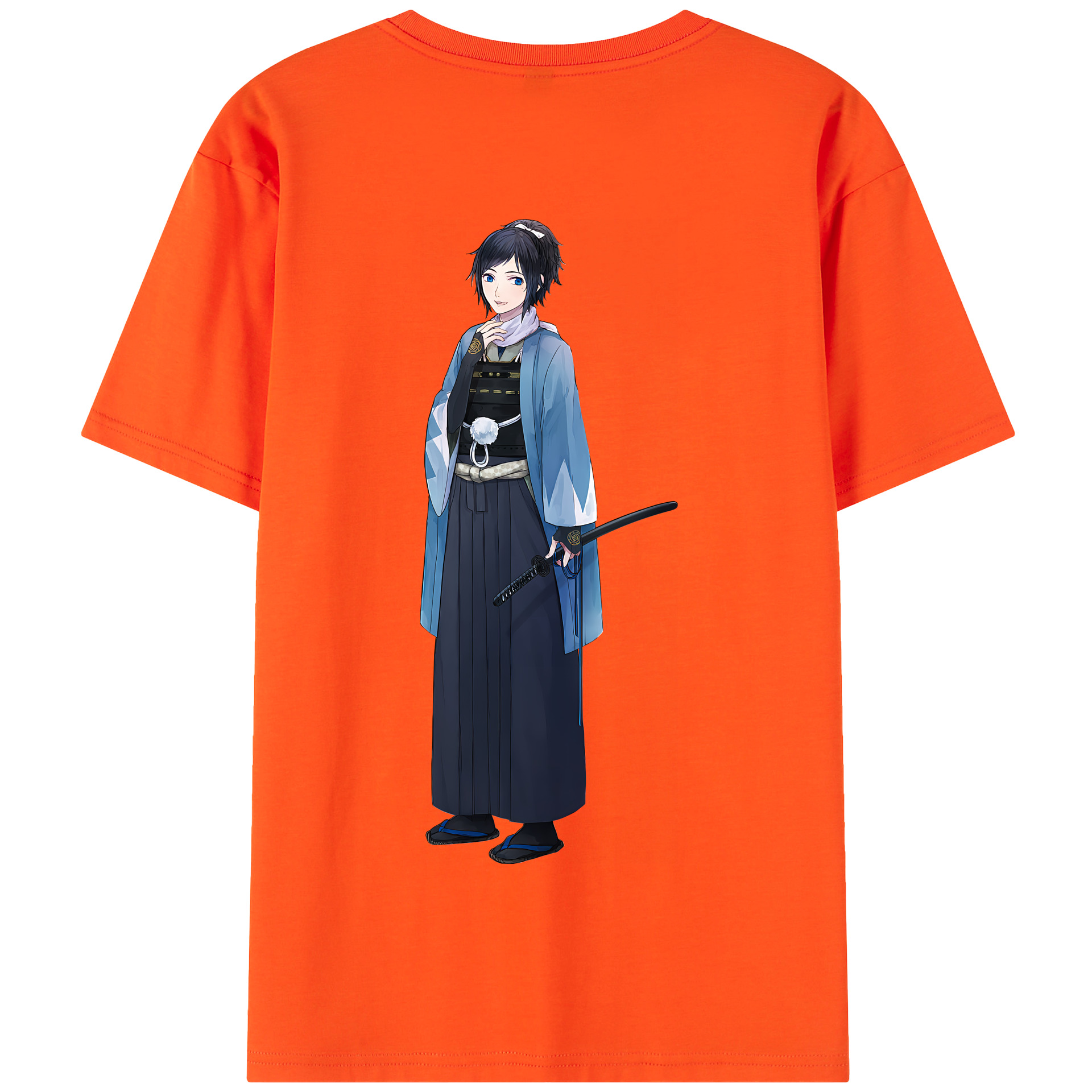 （画像用） 刀剣乱舞 Touken Ranbu 綿100％半袖Tシャツ（背面プリント）