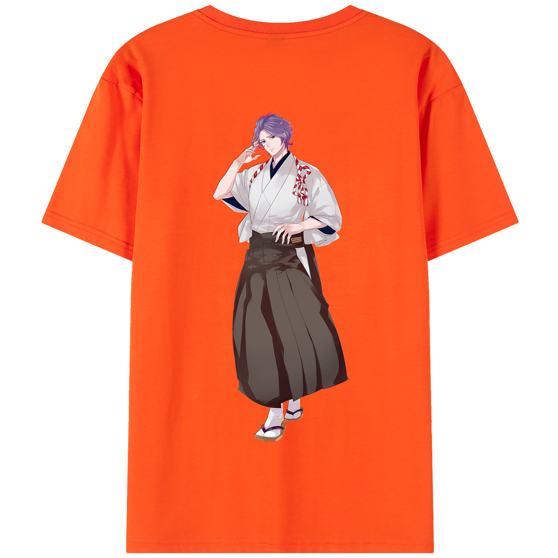 （画像用） 刀剣乱舞 Touken Ranbu 綿100％半袖Tシャツ（背面プリント）