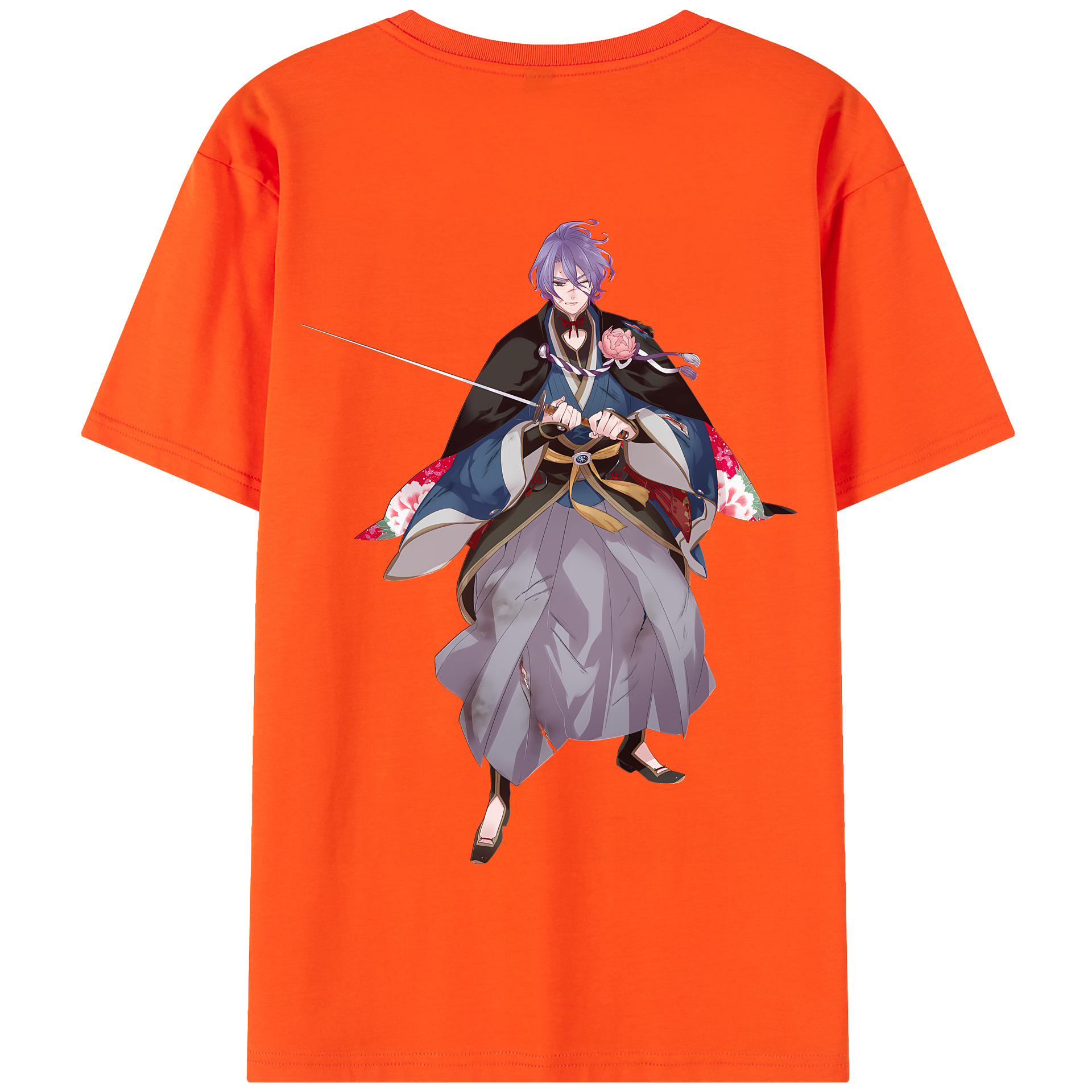 （画像用） 刀剣乱舞 Touken Ranbu 綿100％半袖Tシャツ（背面プリント）