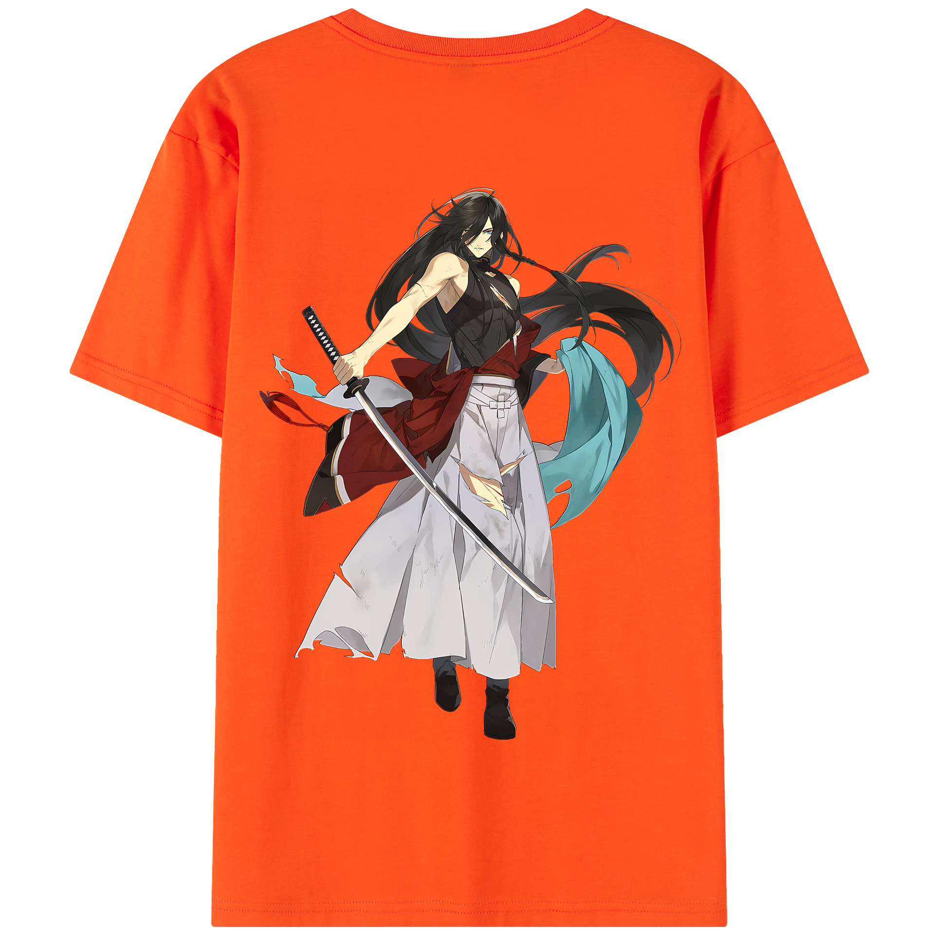 （画像用） 刀剣乱舞 Touken Ranbu 綿100％半袖Tシャツ（背面プリント）
