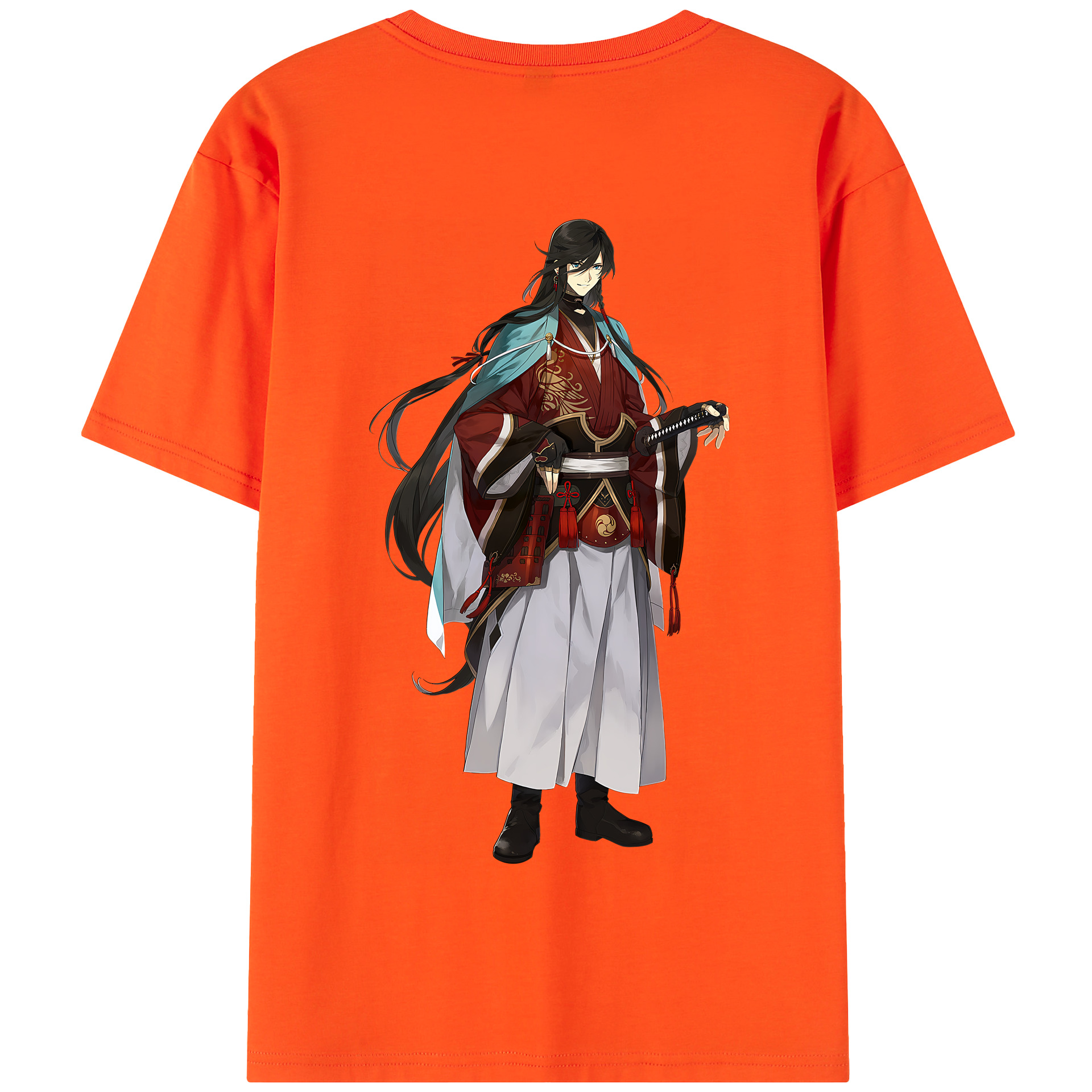 （画像用） 刀剣乱舞 Touken Ranbu 綿100％半袖Tシャツ（背面プリント）