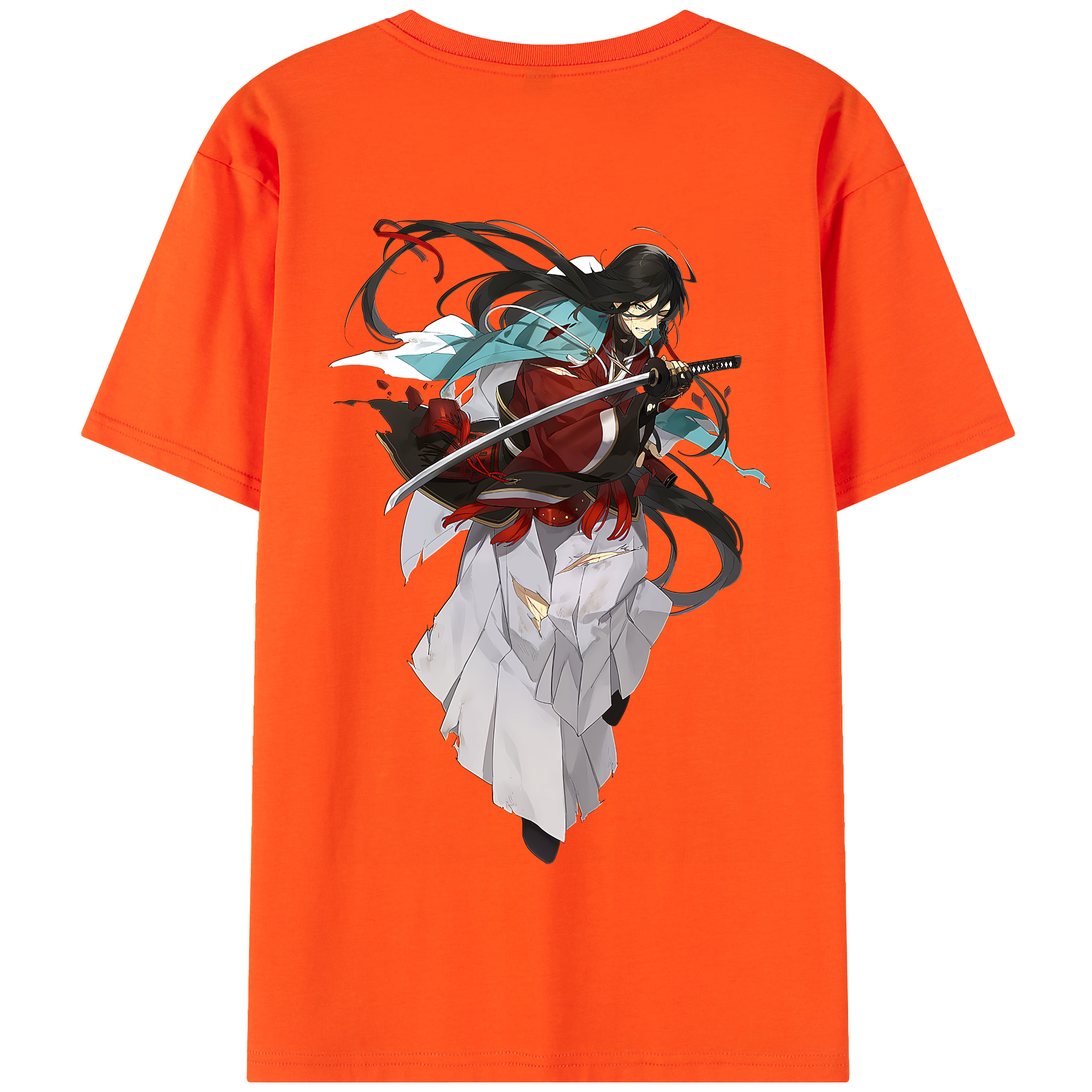 （画像用） 刀剣乱舞 Touken Ranbu 綿100％半袖Tシャツ（背面プリント）