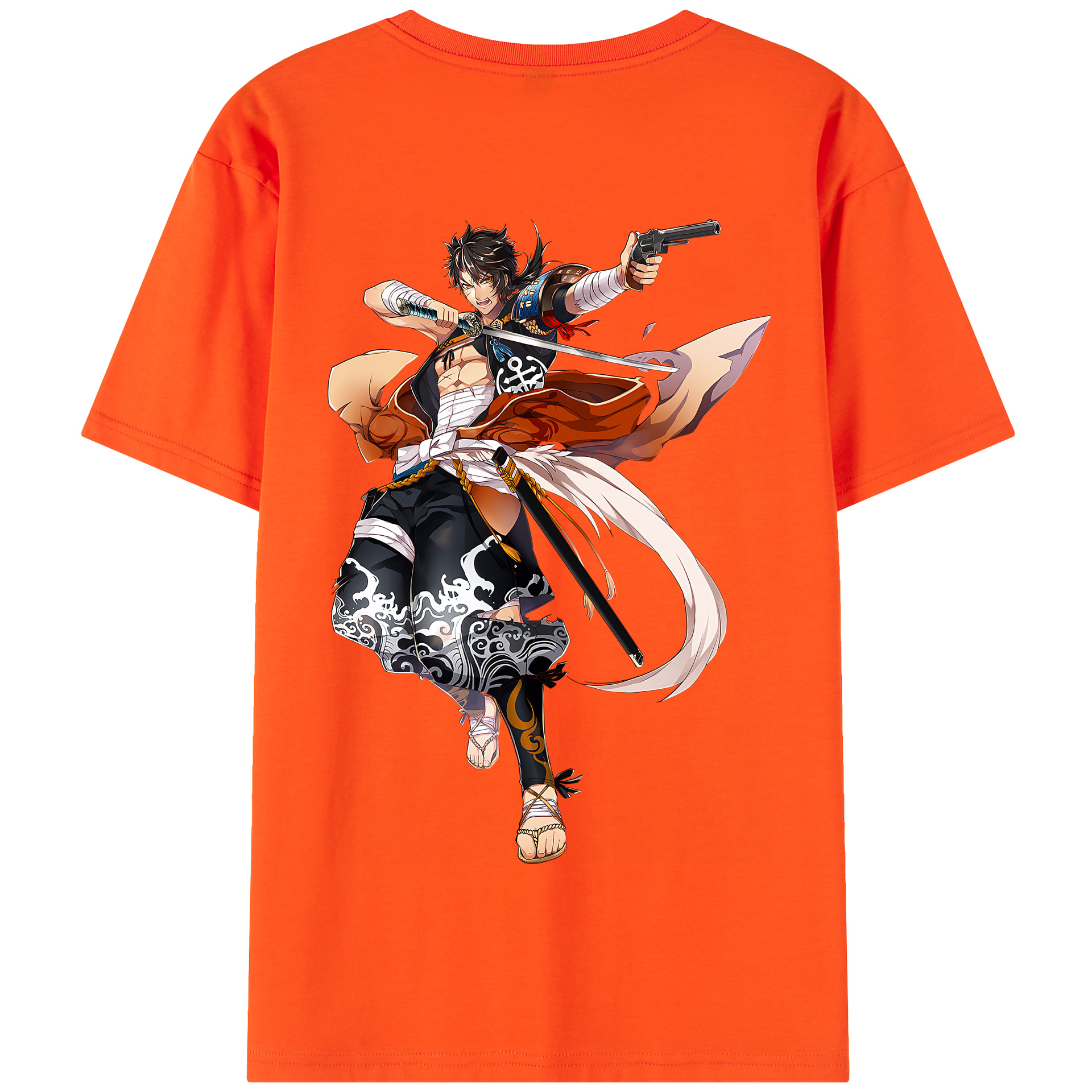 （画像用） 刀剣乱舞 Touken Ranbu 綿100％半袖Tシャツ（背面プリント）