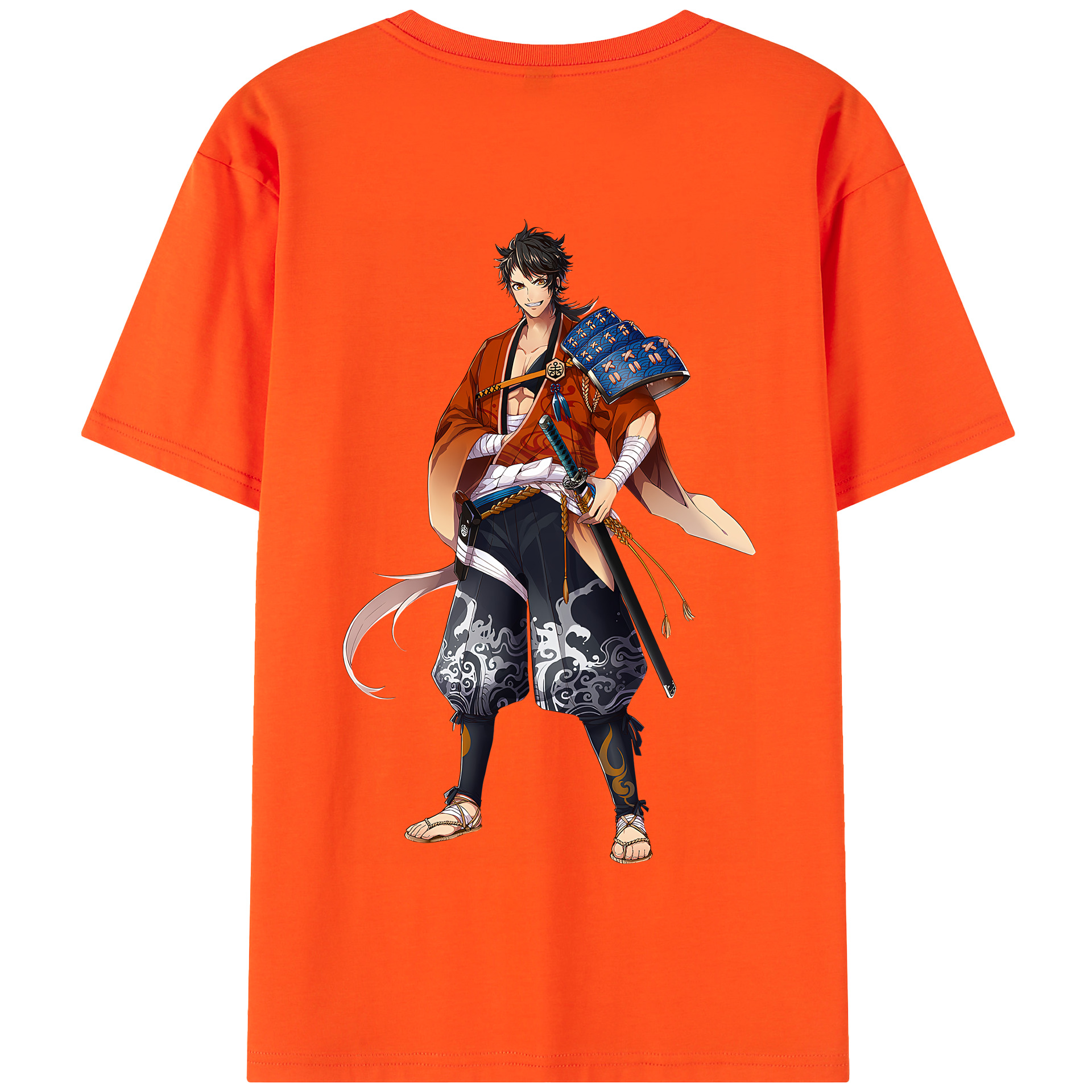 （画像用） 刀剣乱舞 Touken Ranbu 綿100％半袖Tシャツ（背面プリント）
