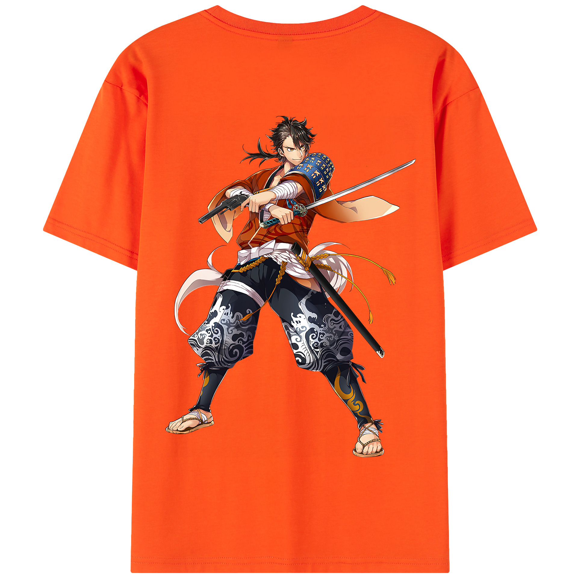 （画像用） 刀剣乱舞 Touken Ranbu 綿100％半袖Tシャツ（背面プリント）