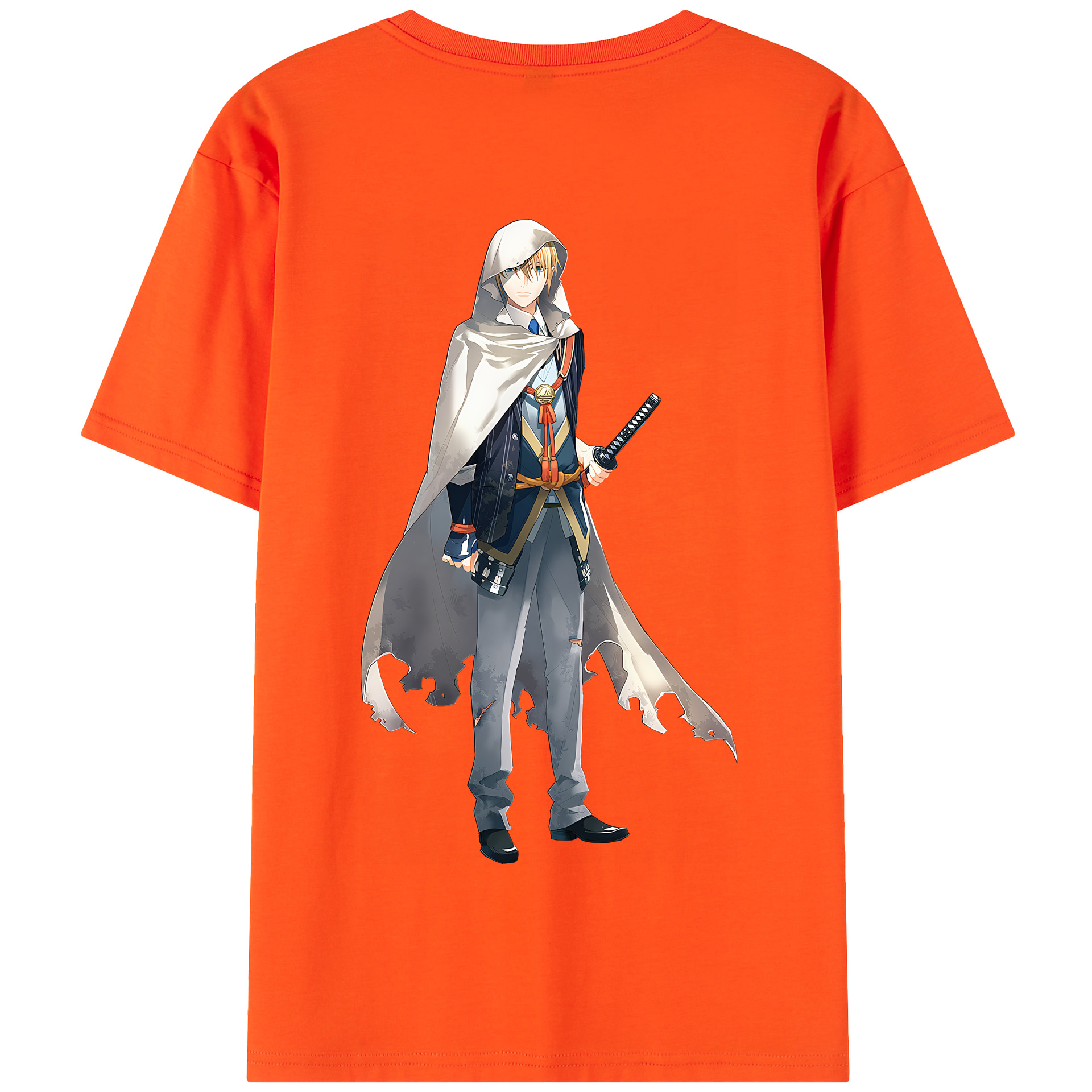 （画像用） 刀剣乱舞 Touken Ranbu 綿100％半袖Tシャツ（背面プリント）