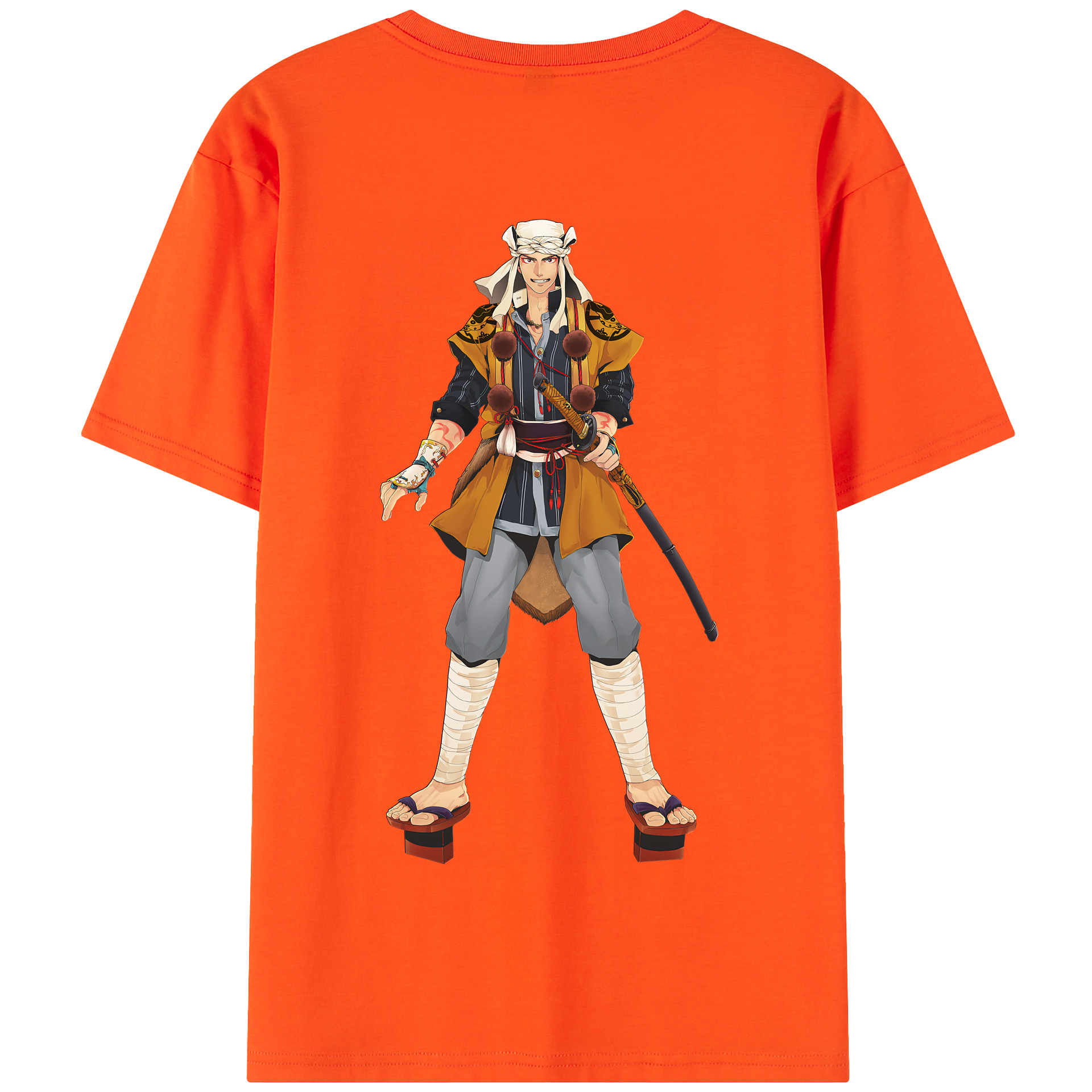 （画像用） 刀剣乱舞 Touken Ranbu 綿100％半袖Tシャツ（背面プリント）