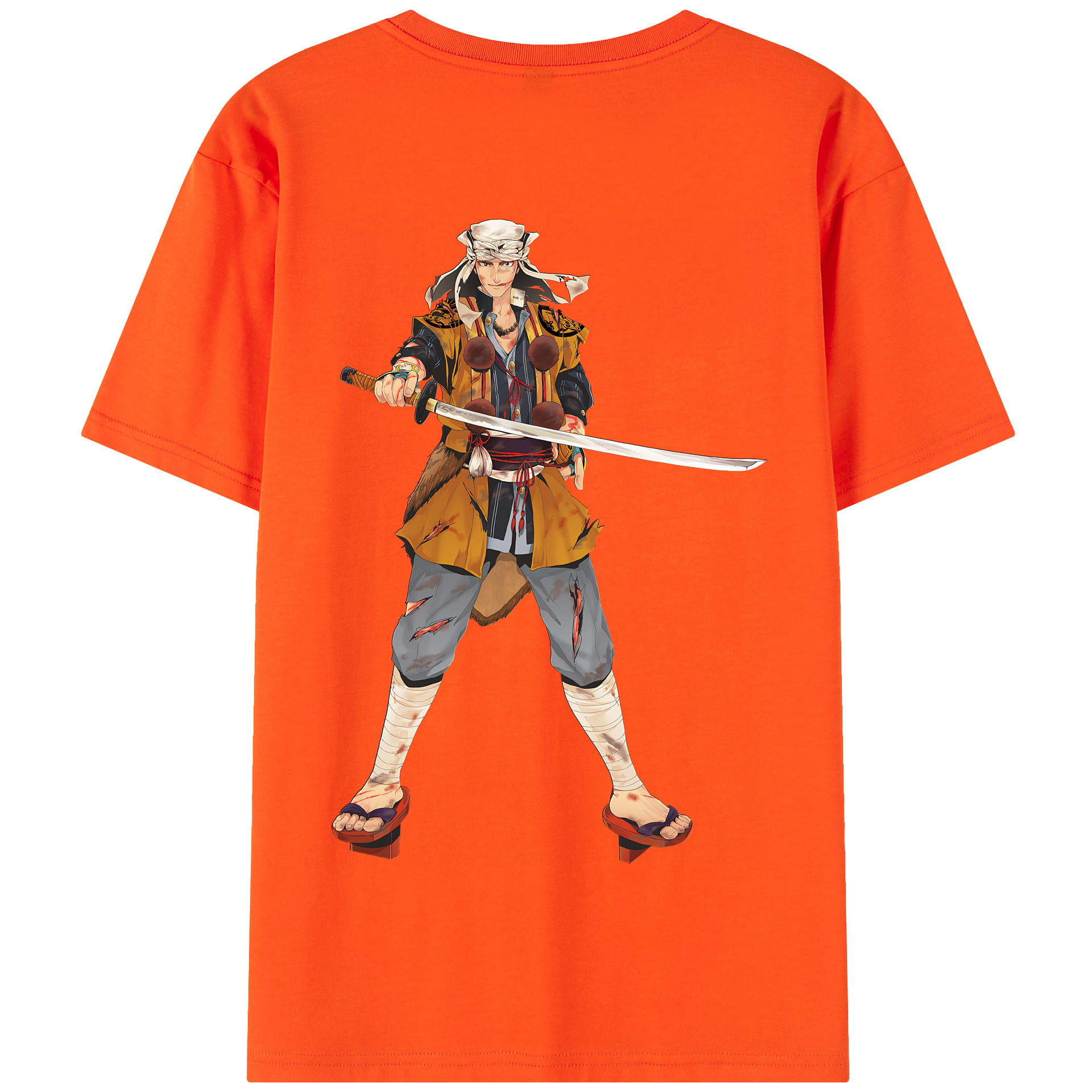 （画像用） 刀剣乱舞 Touken Ranbu 綿100％半袖Tシャツ（背面プリント）