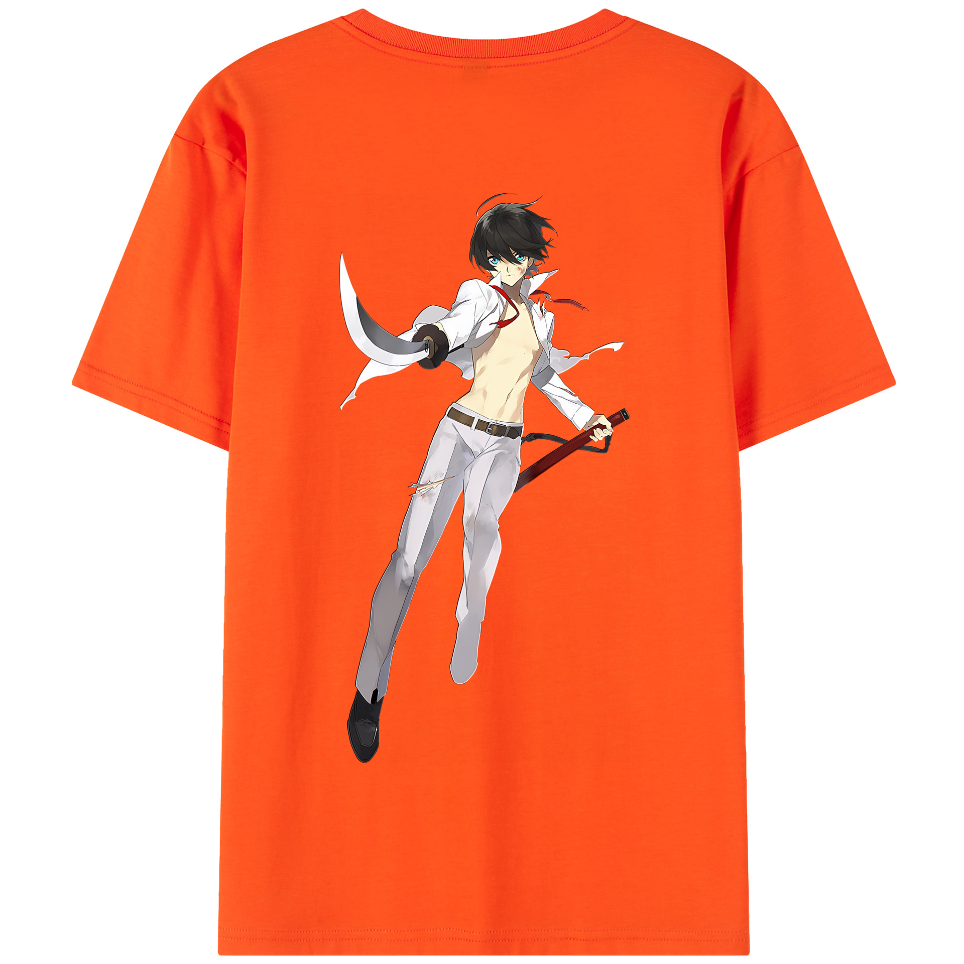 （画像用） 刀剣乱舞 Touken Ranbu 綿100％半袖Tシャツ（背面プリント）