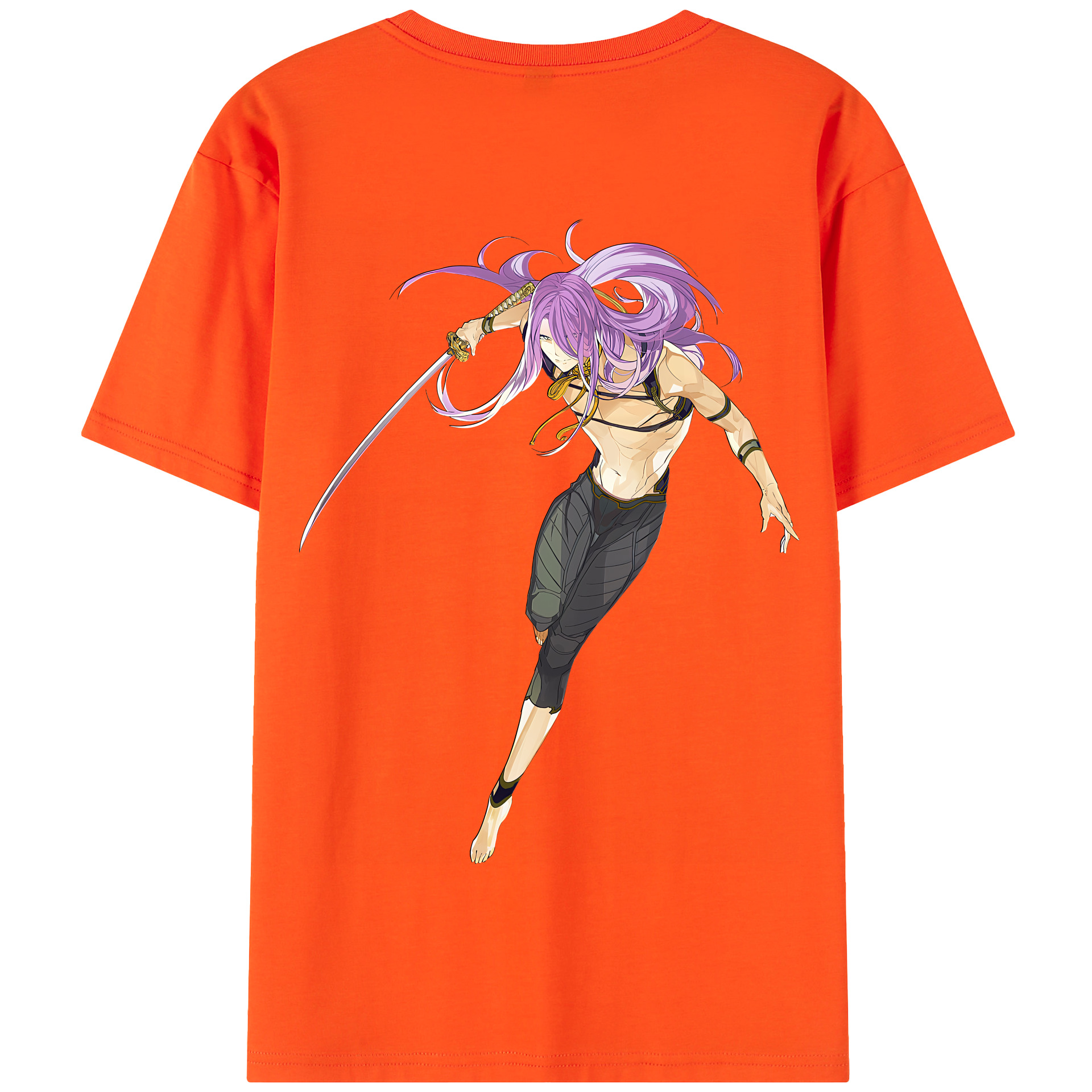 （画像用） 刀剣乱舞 Touken Ranbu 綿100％半袖Tシャツ（背面プリント）