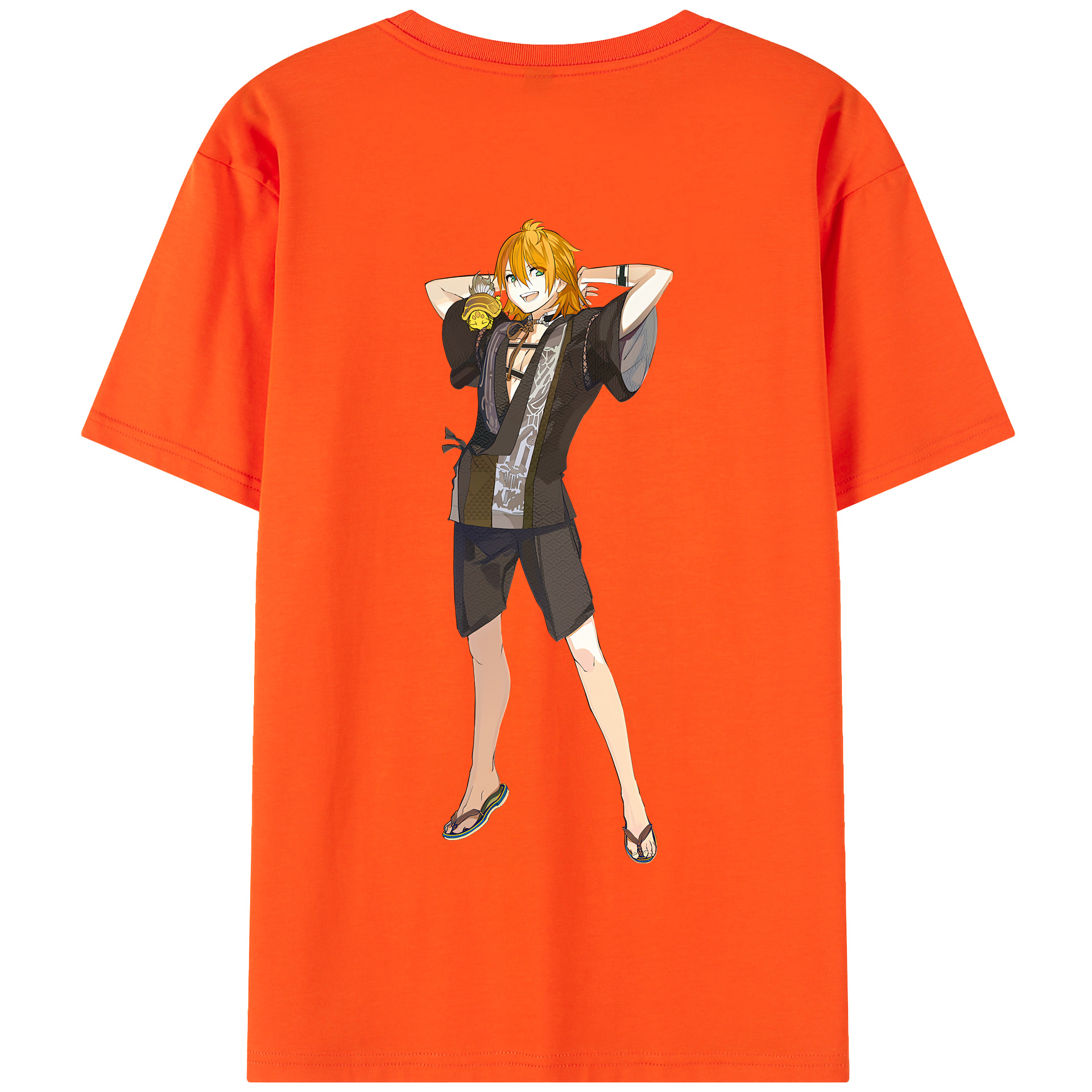 （画像用） 刀剣乱舞 Touken Ranbu 綿100％半袖Tシャツ（背面プリント）
